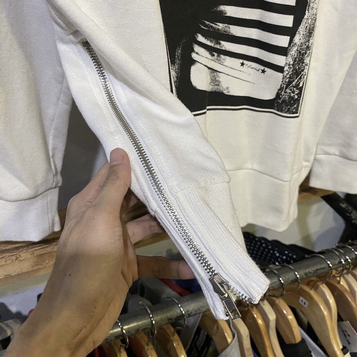 If Six Was Nine × Japanese Brand Bernings Sho “Great Mind Think Alone” Side Zip Sweatshirts Size US M / EU 48-50 / 2 - 4 Thumbnail