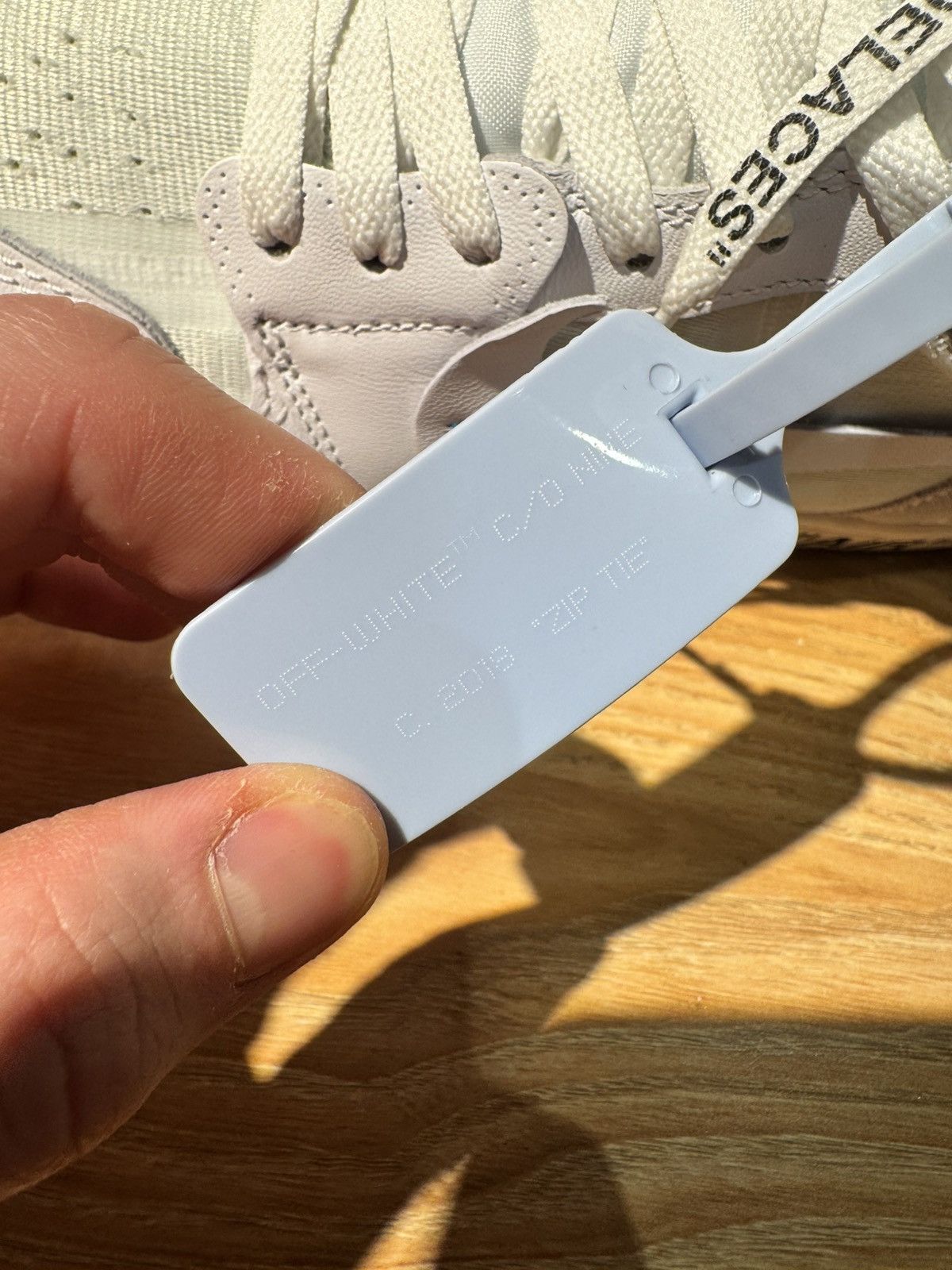 Nike × Off-White × Virgil Abloh Off White x Air Jordan 1 Retro High OG Euro Chicago Virgil Size US 10 / EU 43 - 18 Thumbnail