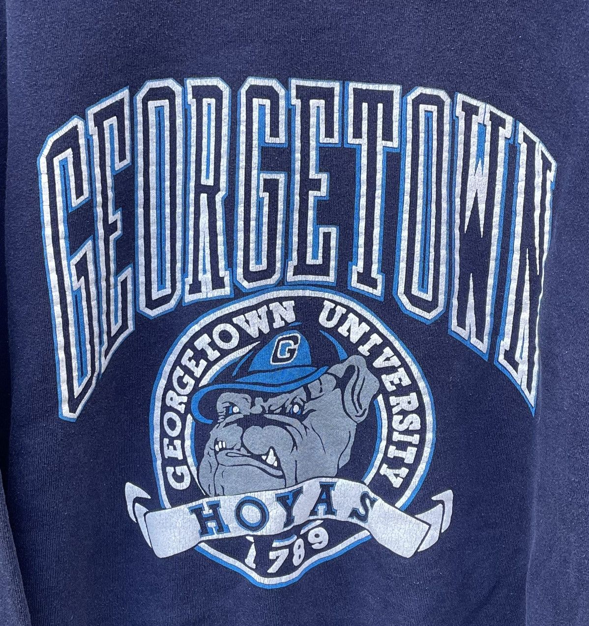 Vintage Vintage Georgetown University Sweatshirt Crewneck Size US XL / EU 56 / 4 - 3 Thumbnail