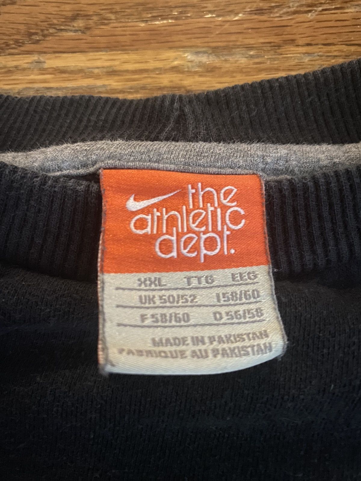 Nike × Vintage Vintage OG Tag Black Nike Longsleeve Size US XXL / EU 58 / 5 - 5 Thumbnail