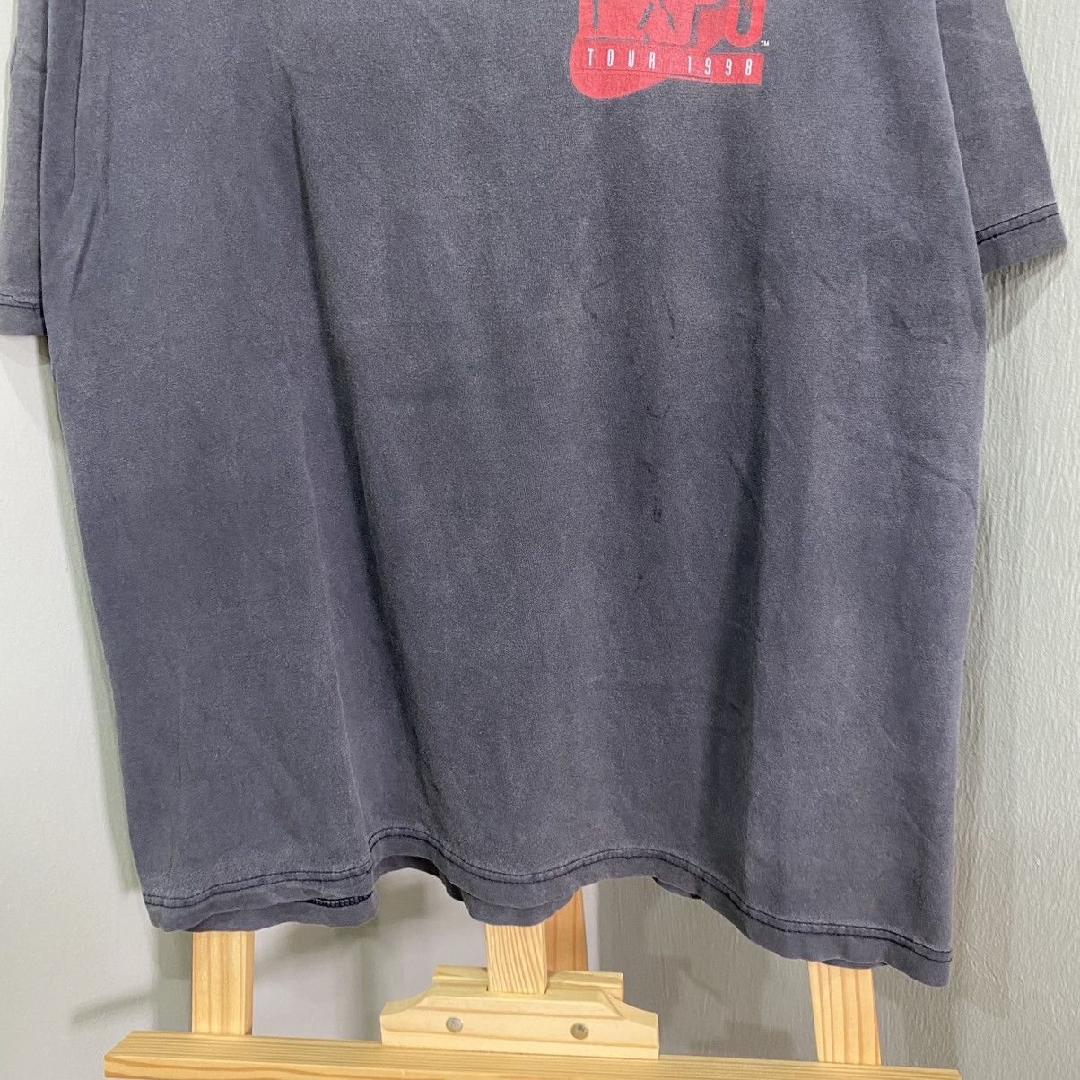 Vintage Vintage 90s The X-Files Expo Tour 1998 T-Shirt Washed Black Size US XL / EU 56 / 4 - 7 Thumbnail
