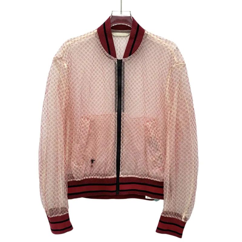 Dior Dior Pink Nylon Women's Jacket 0089 Size XS / US 0-2 / IT 36-38 - 1 Thumbnail