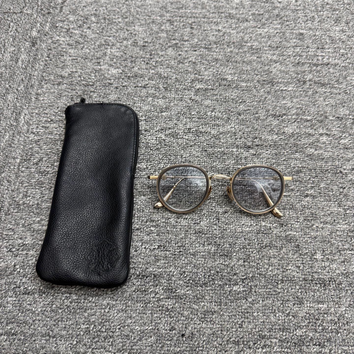 Chrome Hearts Chrome Hearts Gold Rimmed Glasses 98 New One Size Size ONE SIZE - 1 Thumbnail