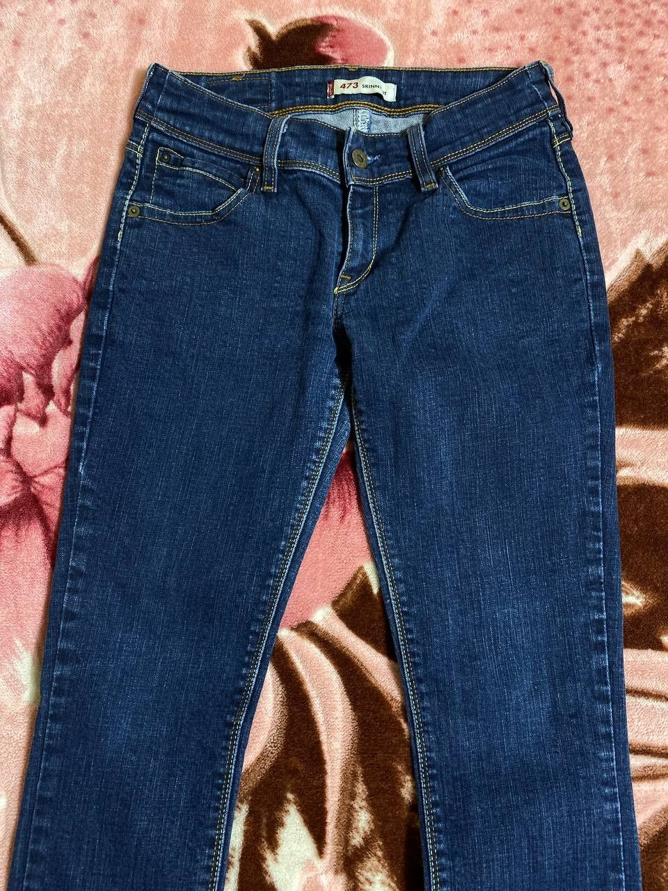 Levi's Levis 473 Dirty Pants Faded Denim Thrashed Y2K Distressed Size US 30 / EU 46 - 8 Thumbnail