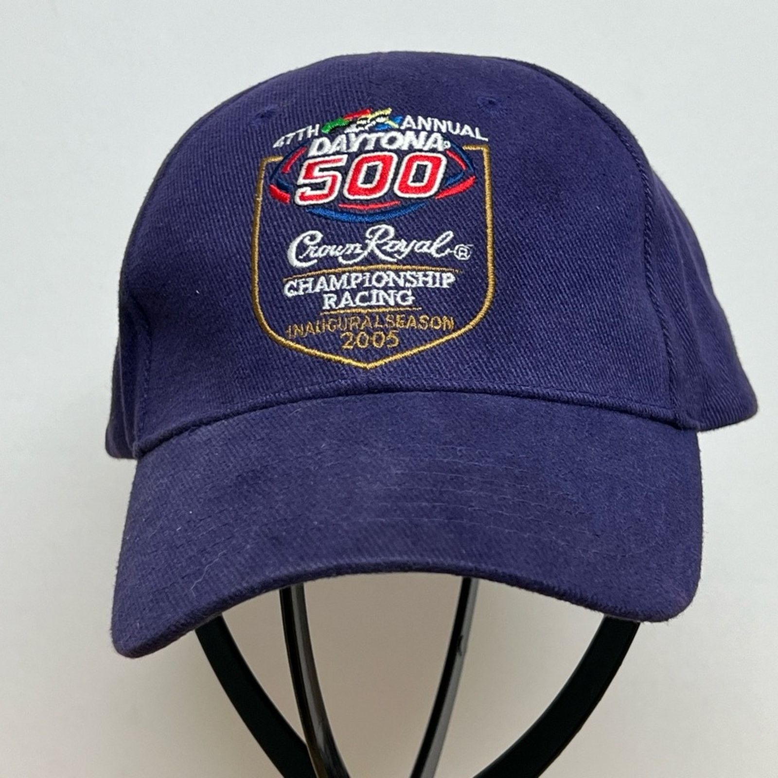 Other Vintage Y2k Nascar Daytona 500 Crown Royal Racing Hat Cap Size ONE SIZE - 1 Thumbnail