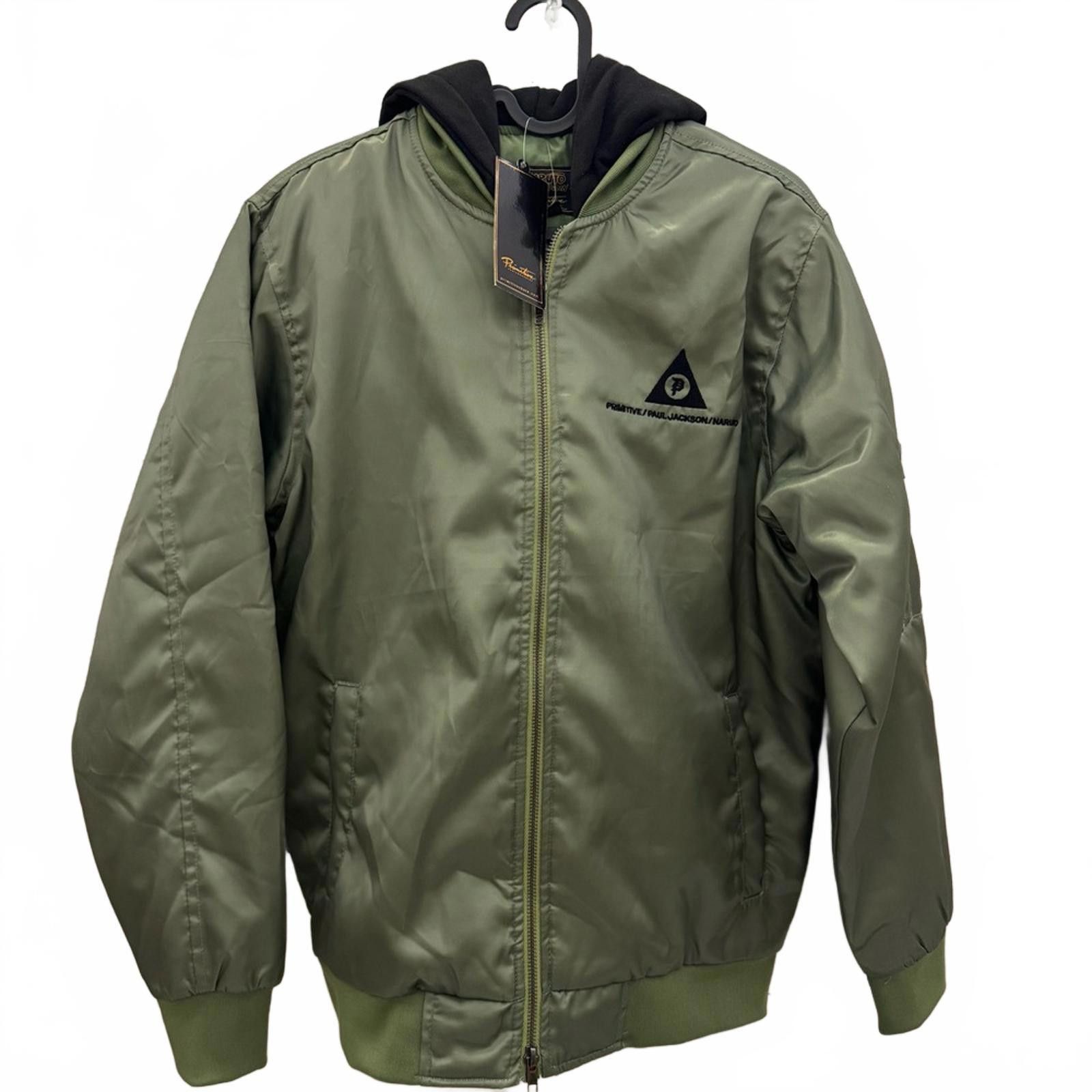 Primitive Primitive x Naruto Shippuden Olive Green Bomber Jacket Small Size US S / EU 44-46 / 1 - 2 Thumbnail