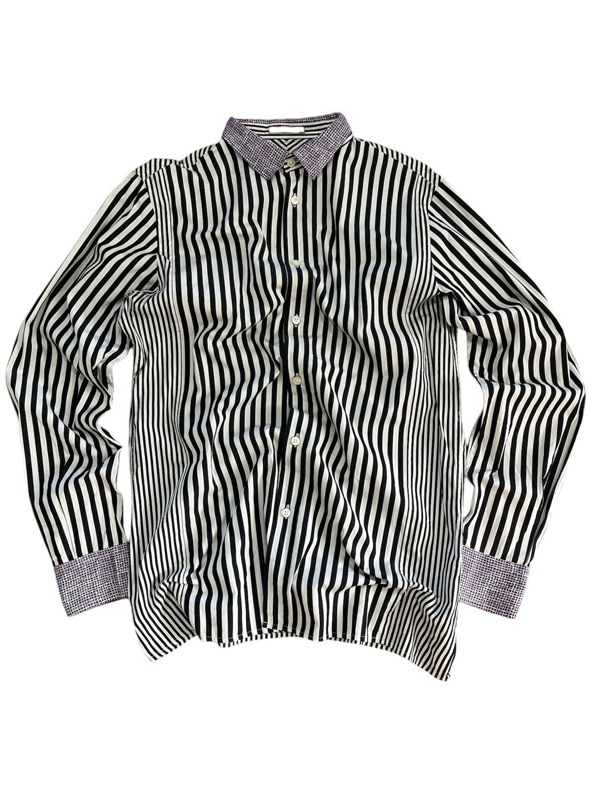 Bottega Veneta Bottega Veneta Stripped Oversized Shirt Size US M / EU 48-50 / 2 - 1 Thumbnail