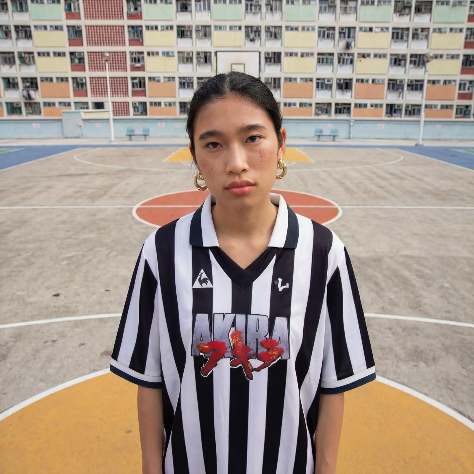 Le Coq Sportif 1990s VICE Footbal Store x Akira Custom Football Shirt (M/L) Size US M / EU 48-50 / 2 - 2 Thumbnail