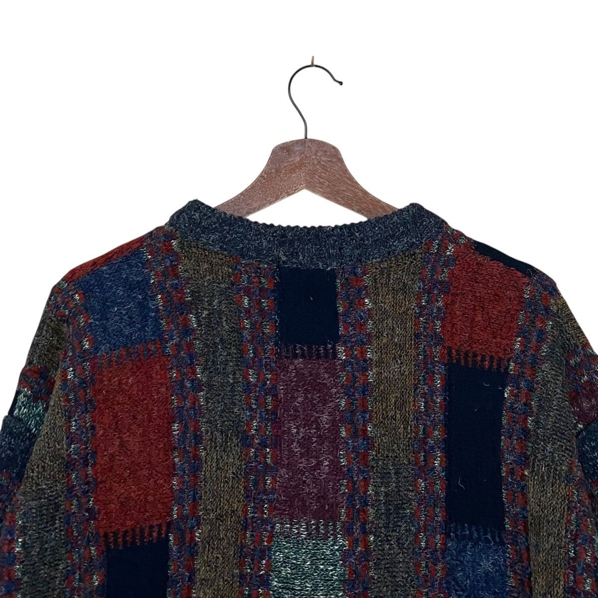 Vintage Vintage Brand Euro Express Patchwork Fleece 1990s Size US L / EU 52-54 / 3 - 8 Thumbnail