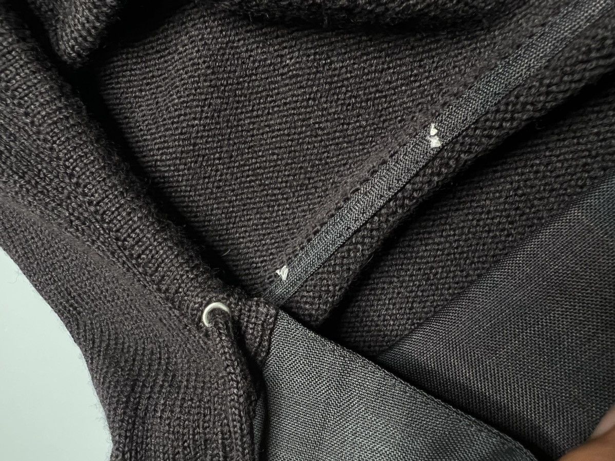 Hermes Hermes Assymetrical Neck Zip Wool Poly Technical Knit Hoodie Size US XL / EU 56 / 4 - 7 Thumbnail