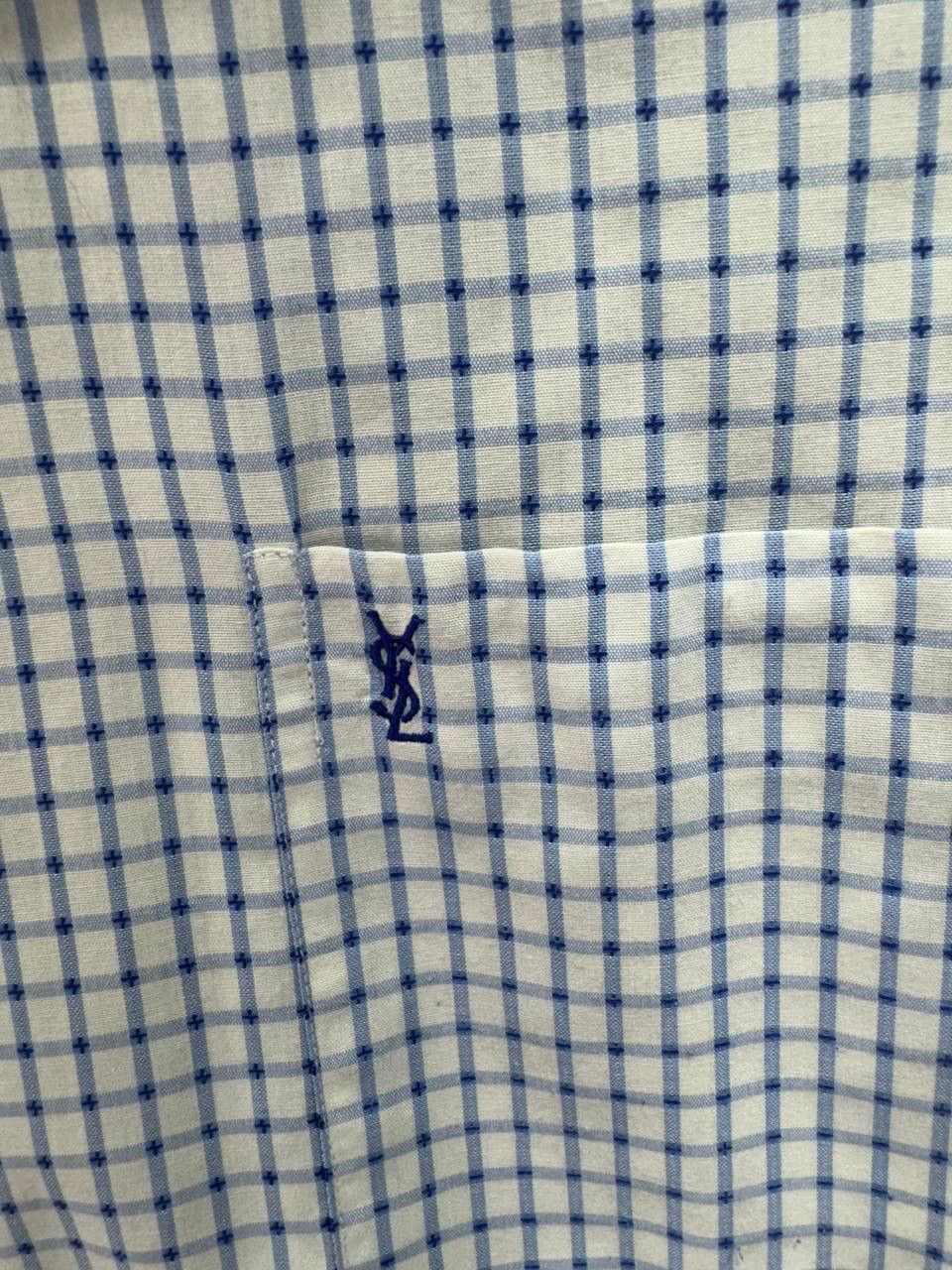 Yves Saint Laurent Vintage YSL Yves Saint Laurent Shirt Button Up Size US XL / EU 56 / 4 - 2 Thumbnail