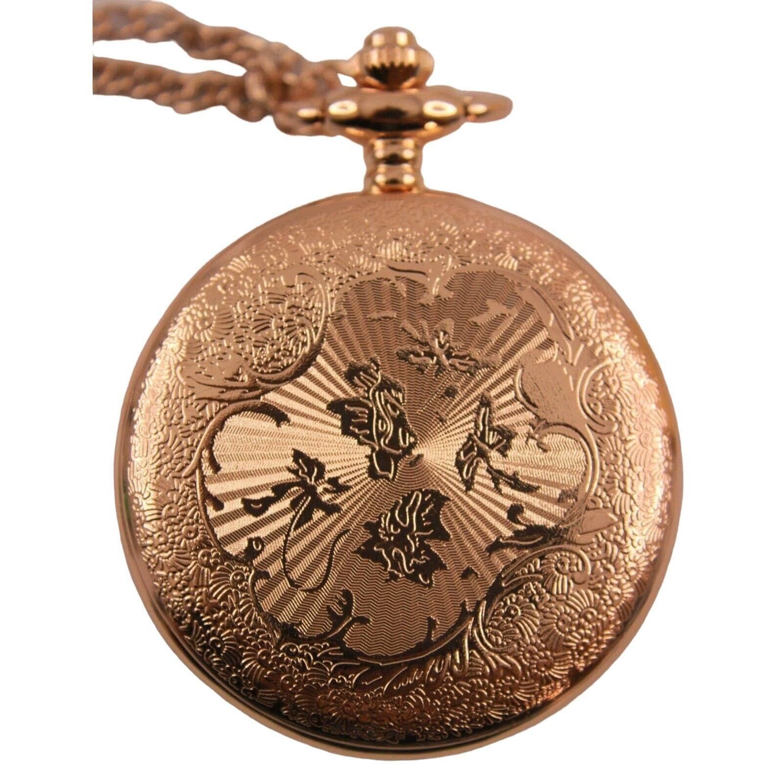 Other Native American Indian Chief Pocket Watch w/Chain Enameled Size ONE SIZE - 4 Thumbnail