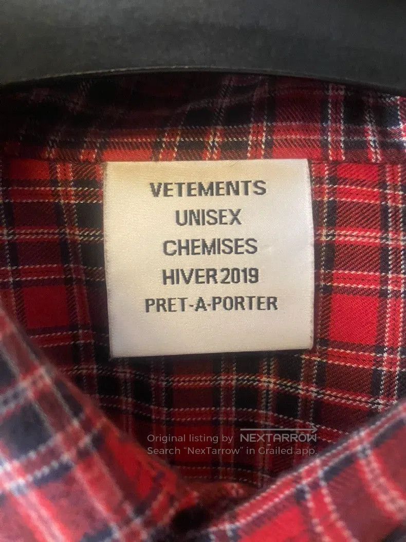 Other Vetements Zoo Sticker Red Plaid Shirt Size US S / EU 44-46 / 1 - 7 Thumbnail