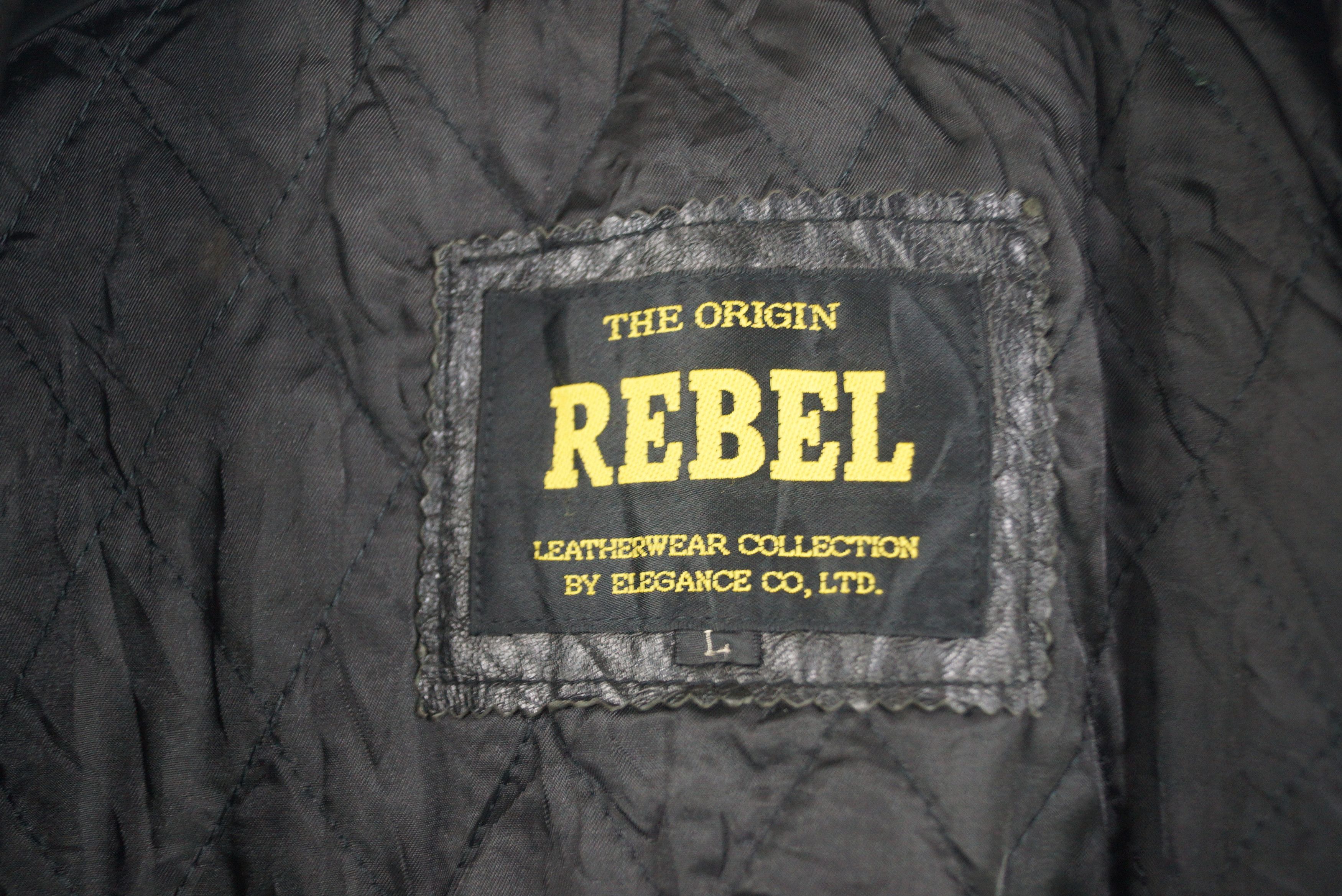 Japanese Brand × Vintage Vintage Rebel Leather Jacket Size US L / EU 52-54 / 3 - 2 Thumbnail