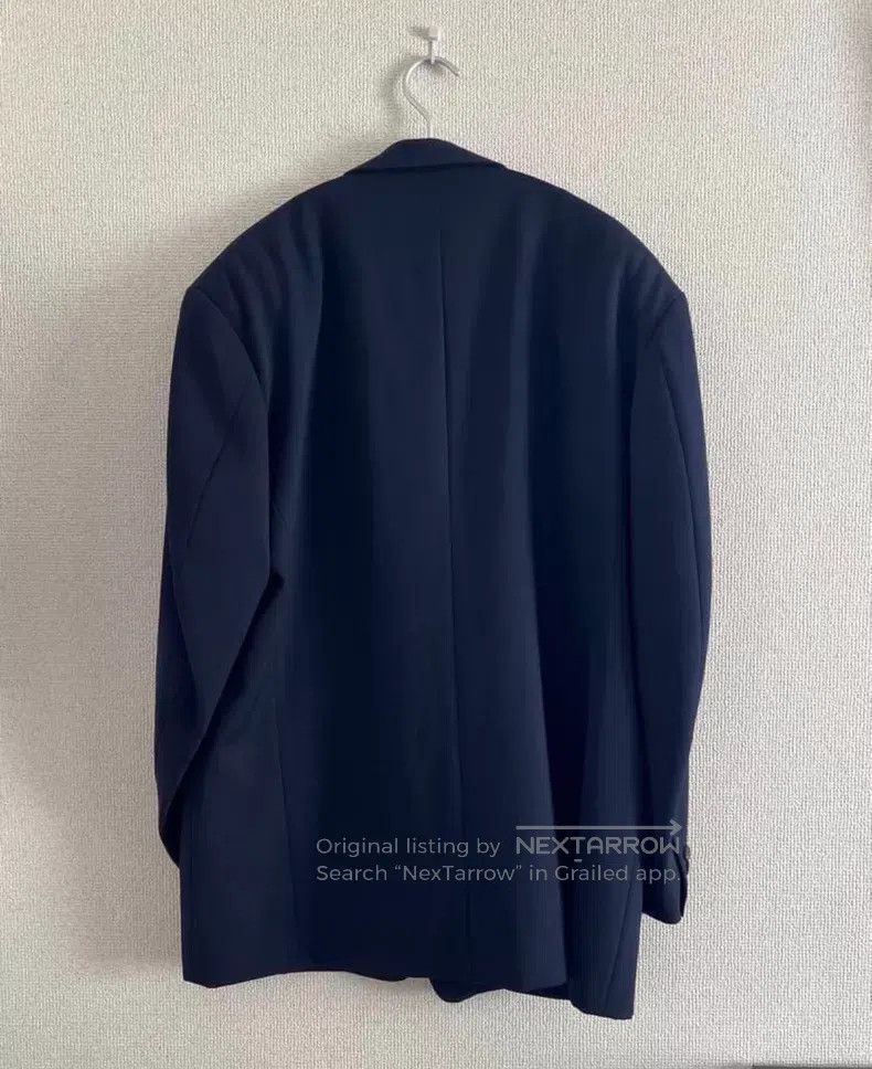 Yohji Yamamoto Yohji Yamamoto Pure wool blazer jacket Size US L / EU 52-54 / 3 - 2 Thumbnail