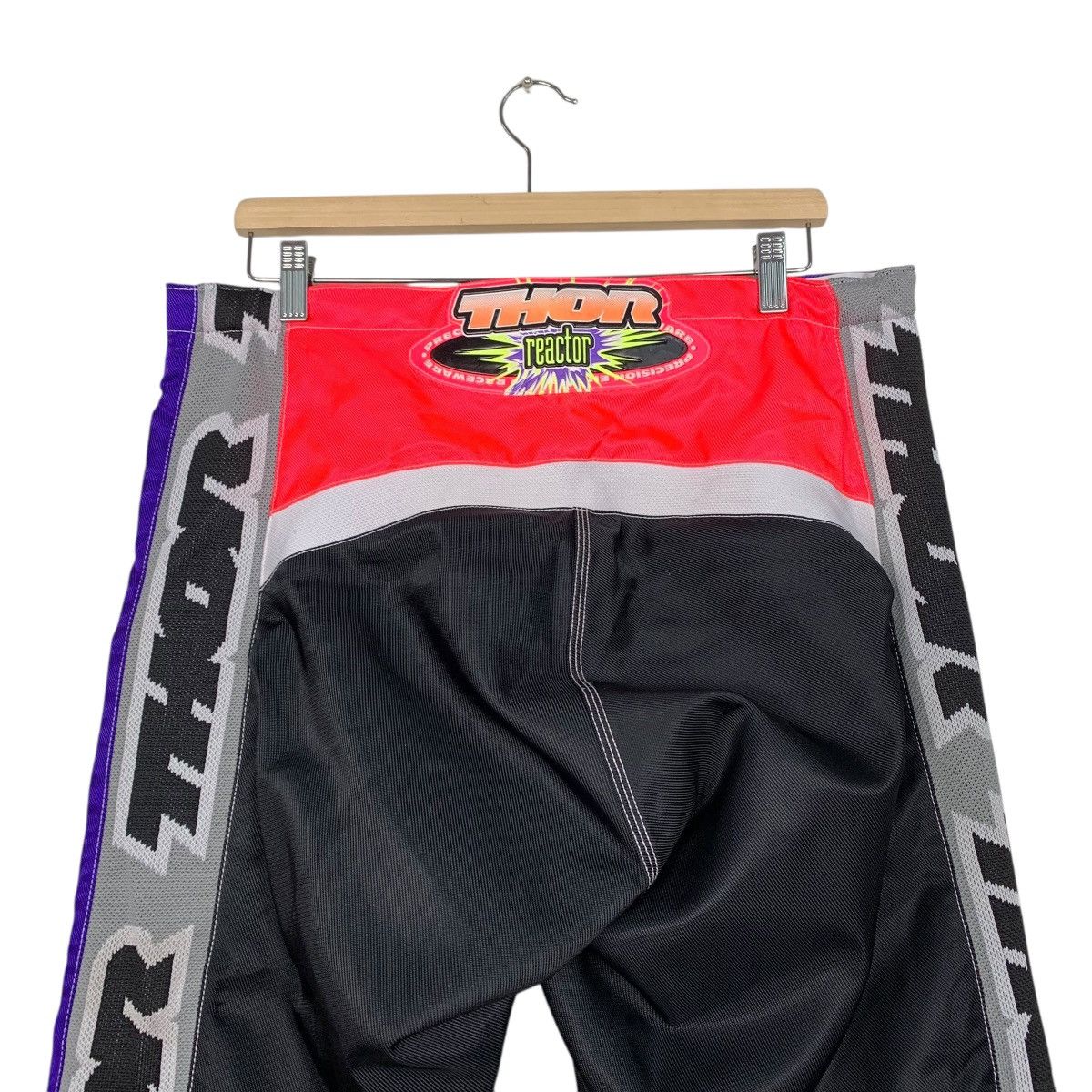 Other Vintage 90s Thor Reactor Motorcross Racing Pants Size US 34 / EU 50 - 8 Thumbnail