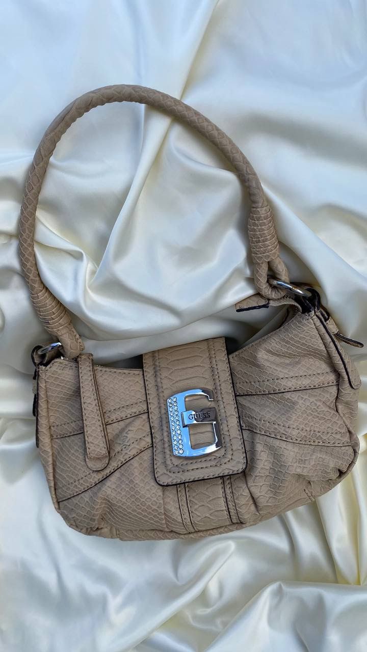 Vintage Vintage Guess beige shoulder bag Size ONE SIZE - 9 Thumbnail