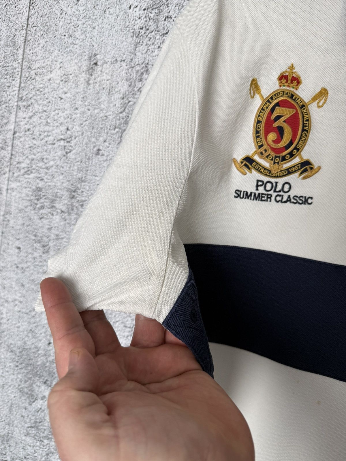 Polo Ralph Lauren Polo Ralph Lauren Summer Classic Crest RLPC Polo T-Shirt Size US XL / EU 56 / 4 - 7 Thumbnail