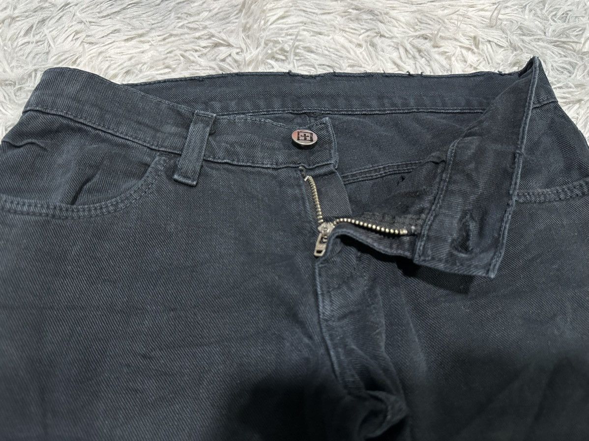 Ksubi 🔥Y2K Ksubi Super Skinny Zip Black Denim Size US 27 - 6 Thumbnail