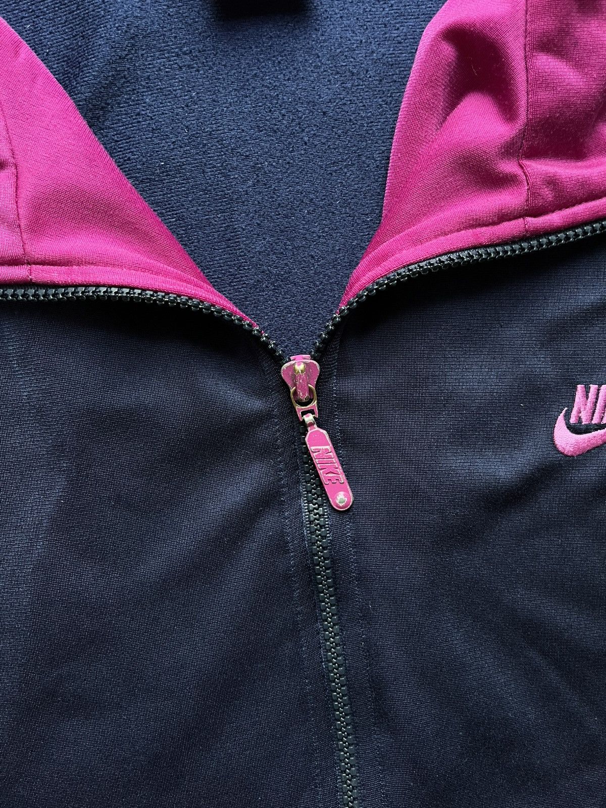 Nike 80’s NIKE RETRO BOXY SWOOSH LOGO TRACK JACKET Y2K VINTAGE Size US XL / EU 56 / 4 - 4 Thumbnail