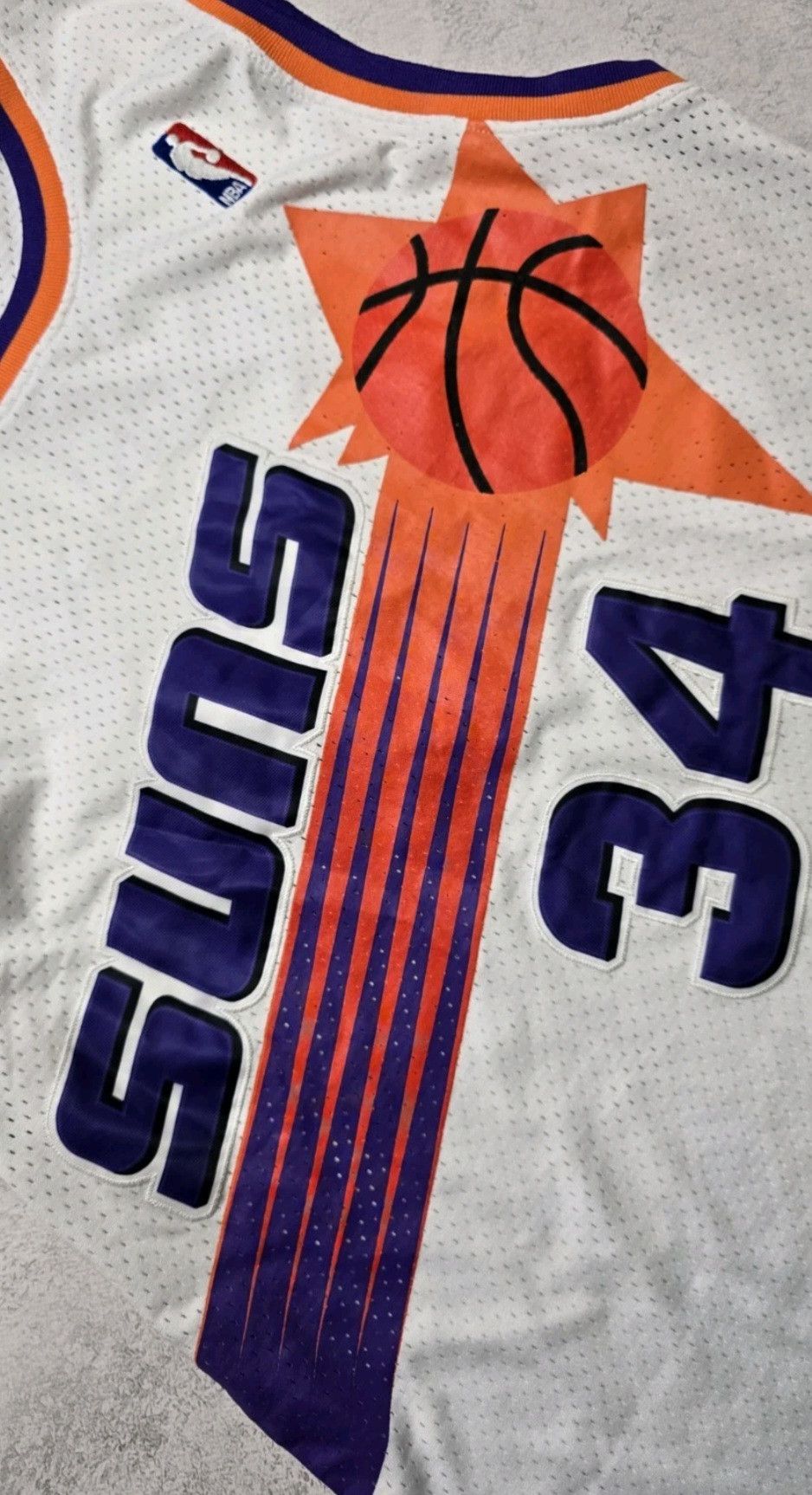 Adidas Phoenix Suns Charles Barkley #34 White Basketball Jersey Size US L / EU 52-54 / 3 - 10 Thumbnail