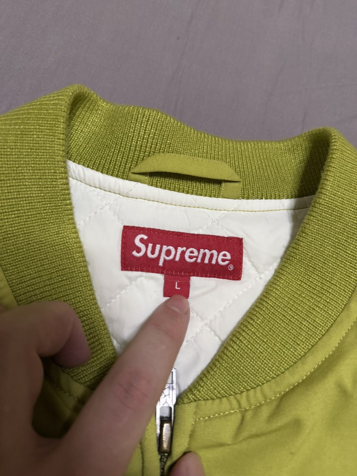 Supreme × Thrasher Supreme thrasher bomber jacket size Large Size US L / EU 52-54 / 3 - 5 Thumbnail