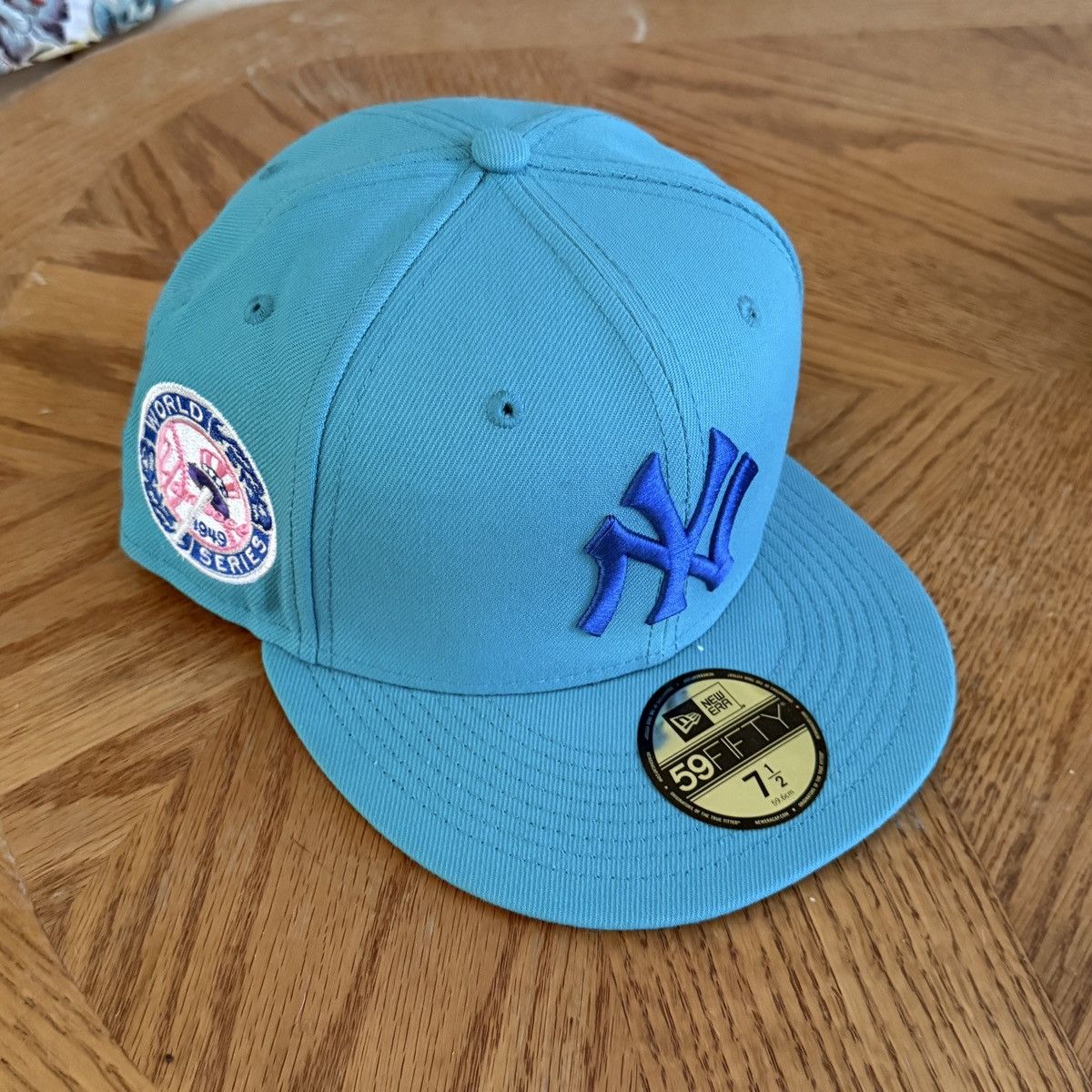 Hat Club RARE Hat Club New Era Yankees 1962 World Series 59Fifty Teal Size ONE SIZE - 2 Thumbnail