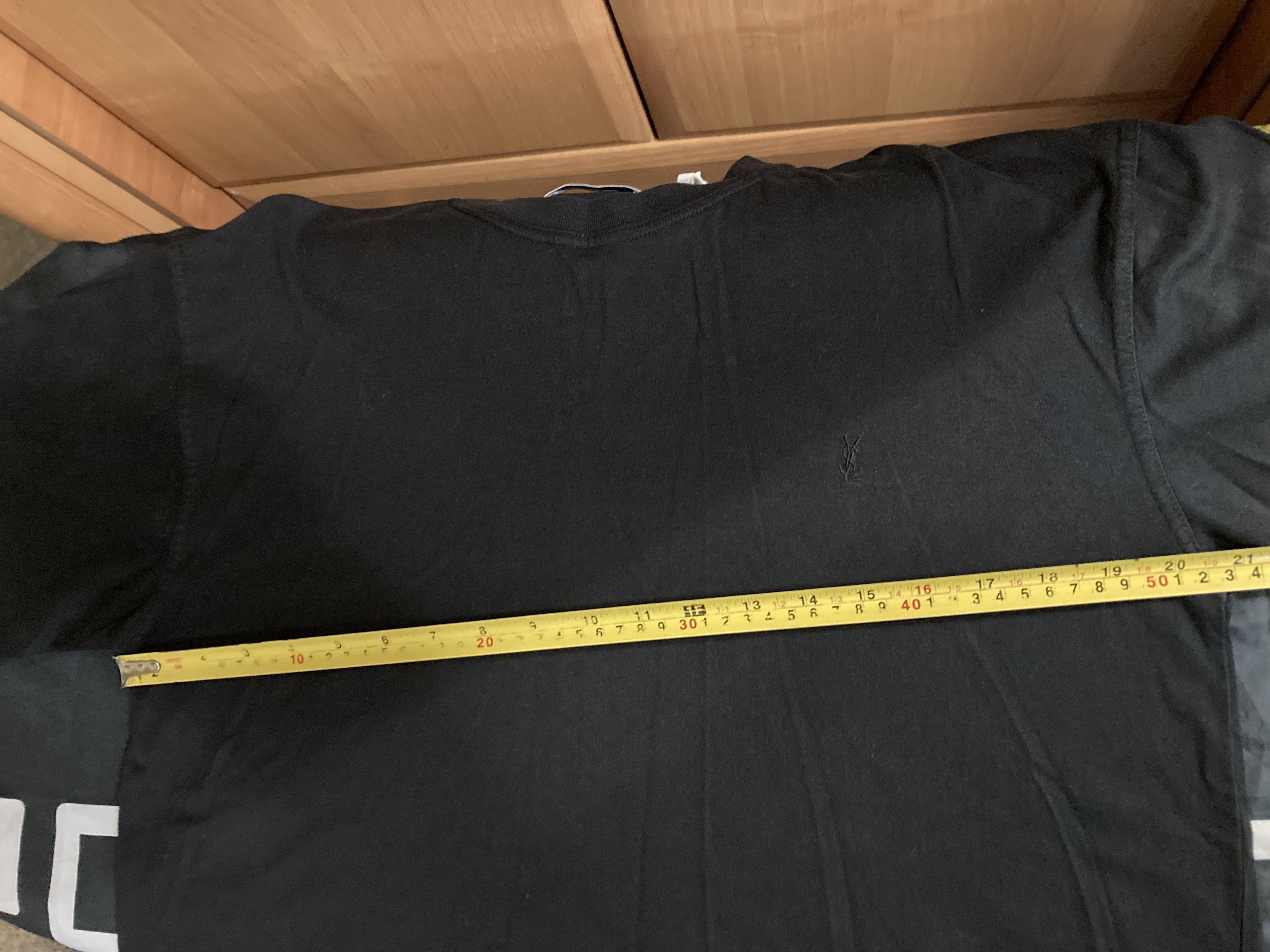 Yves Saint Laurent Vintage Yves Saint Laurent Embroidered Logo Basic Tees Size US M / EU 48-50 / 2 - 9 Thumbnail