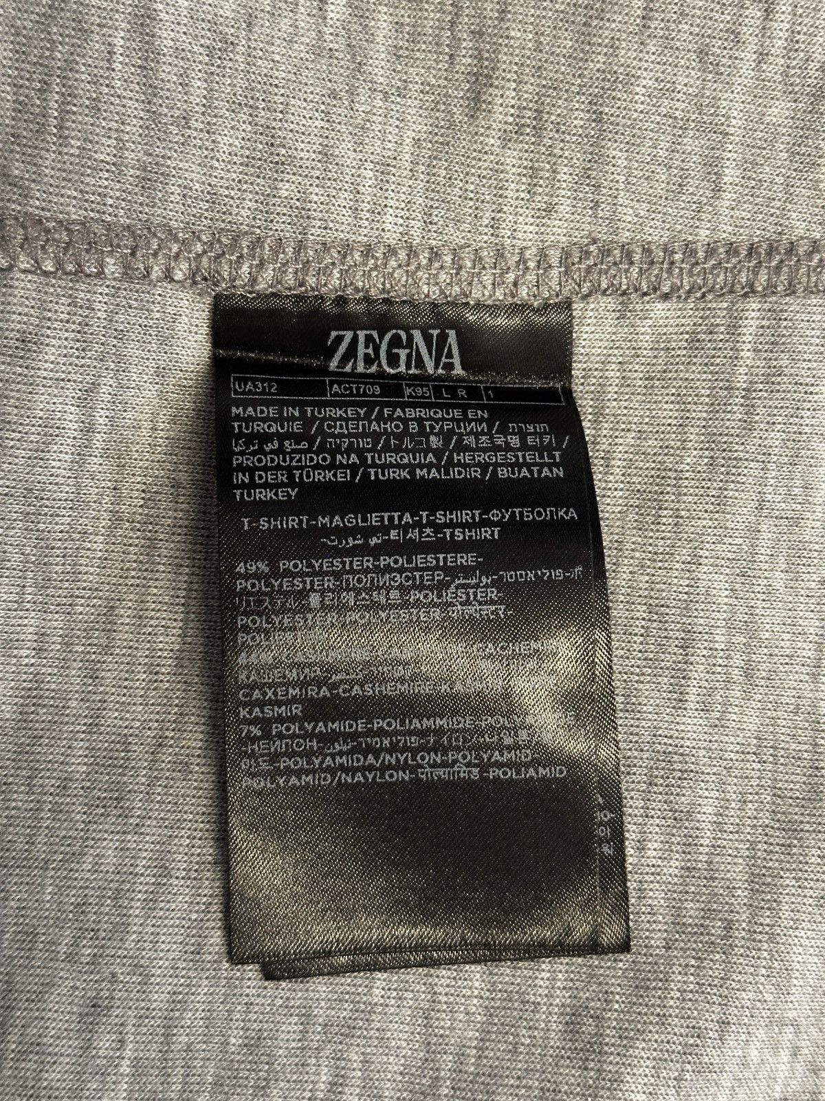 Z Zegna LONG SLEEVE T-SHIRT Size US L / EU 52-54 / 3 - 5 Thumbnail