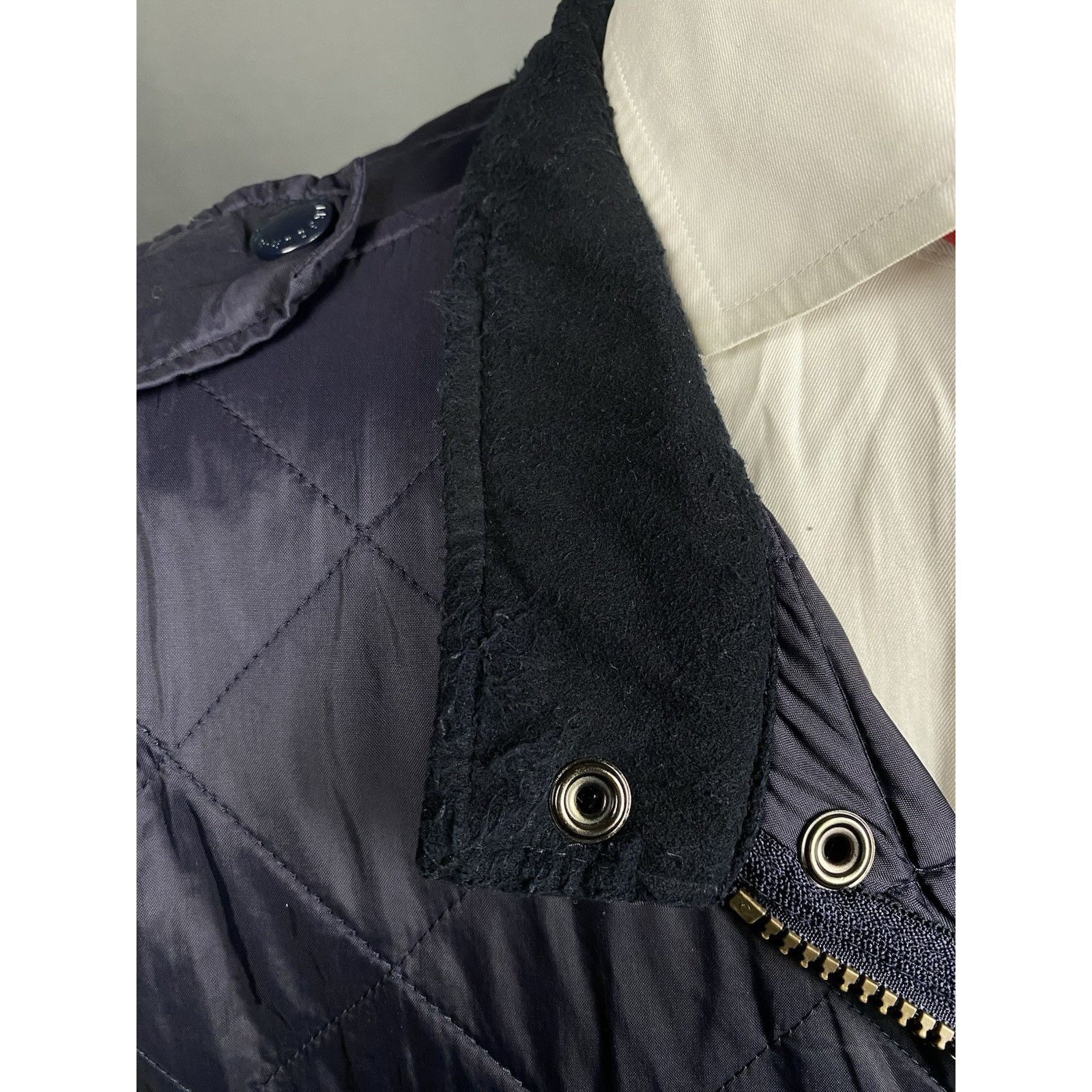 Barbour Barbour International Quilt Flyer Men's Blue Quilted Jacket Size US XXL / EU 58 / 5 - 8 Thumbnail