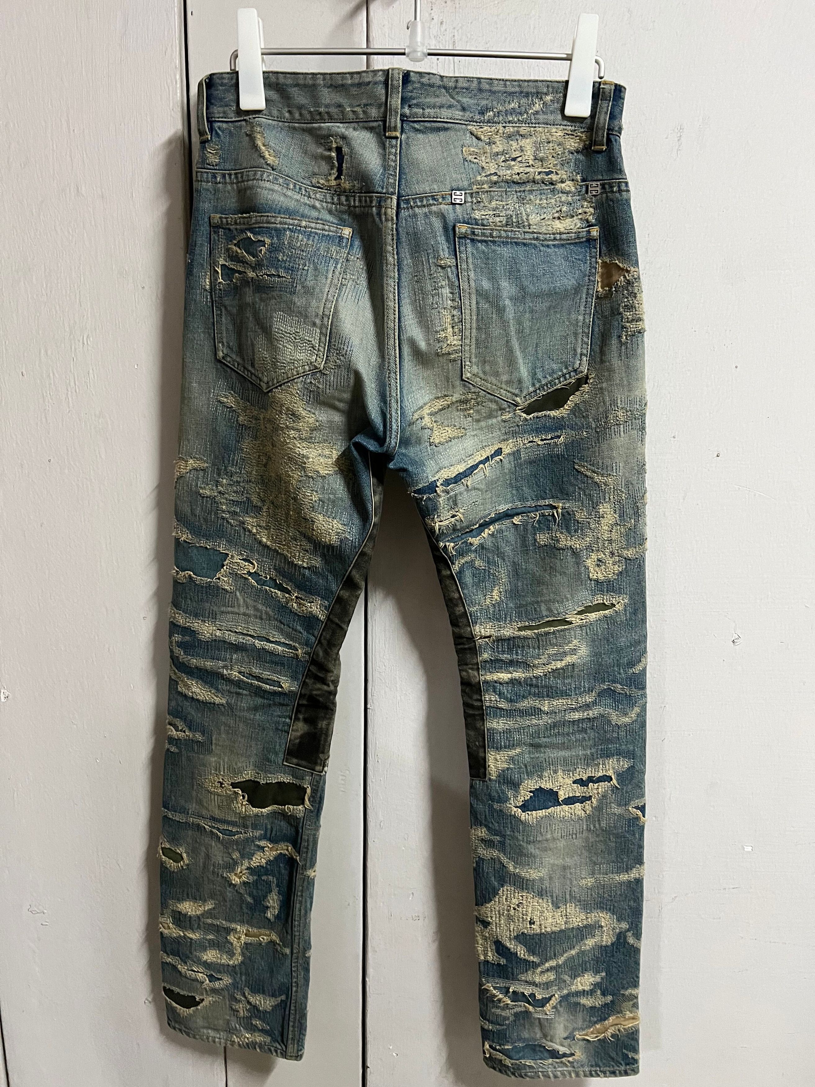 Givenchy Boro Destroyed denim jeans Size US 30 / EU 46 - 7 Thumbnail