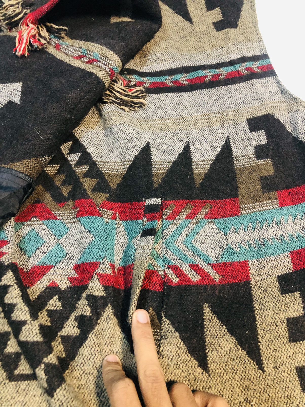 Vintage Navajo Hoodie Sleeveless (1) Size US XL / EU 56 / 4 - 6 Thumbnail