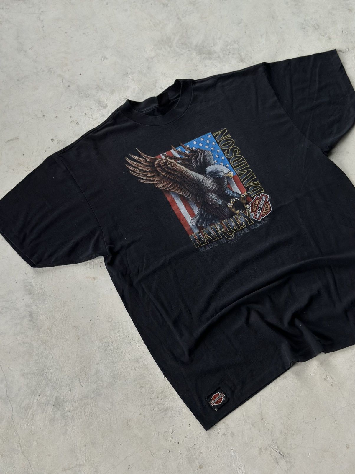 Harley Davidson Harley Davidson 1991 vintage 3D emblem tee Size US XXL / EU 58 / 5 - 3 Thumbnail
