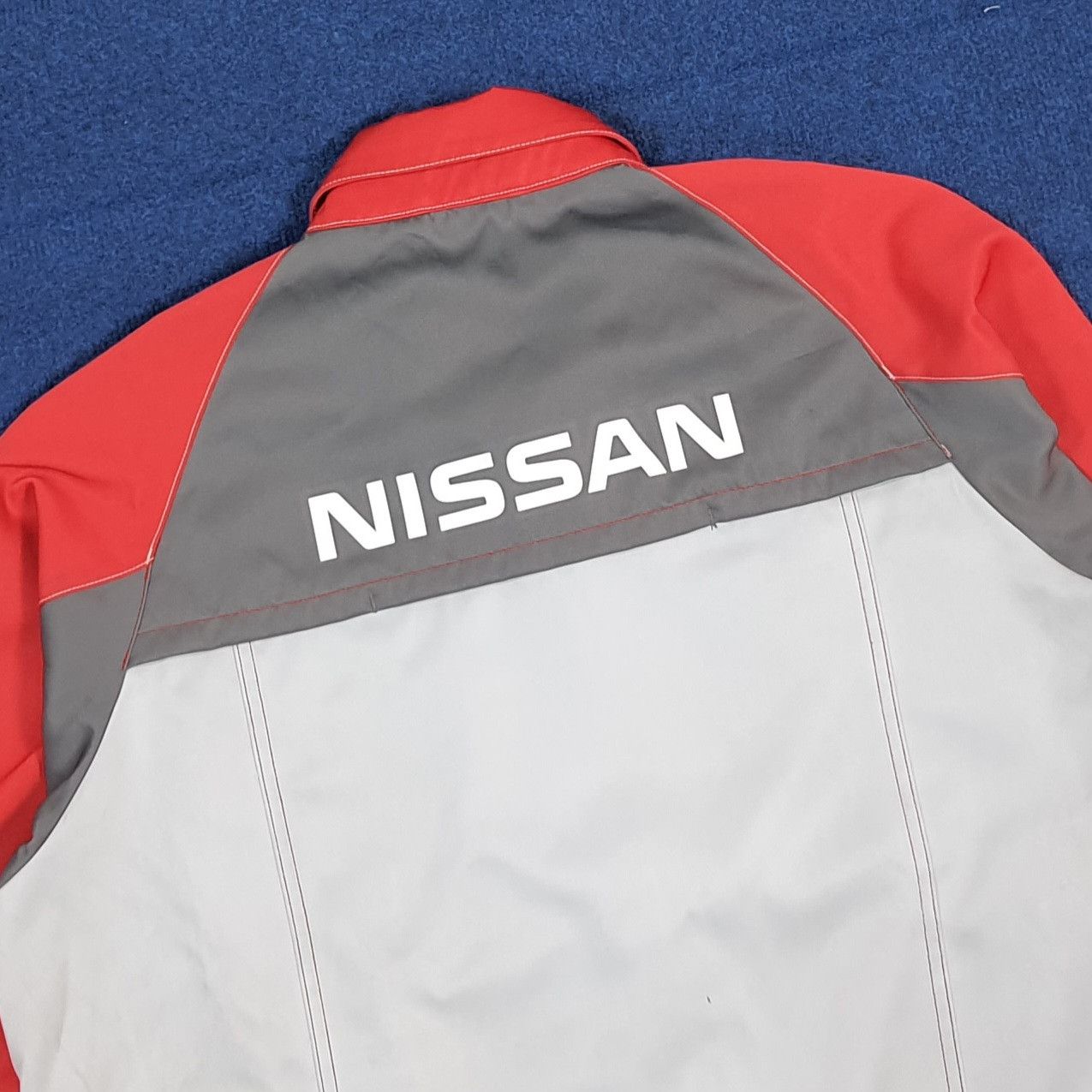 Japanese Brand Vintage NISSAN Japan Racing Motorsports Jacket C296N30 Size US XL / EU 56 / 4 - 2 Thumbnail