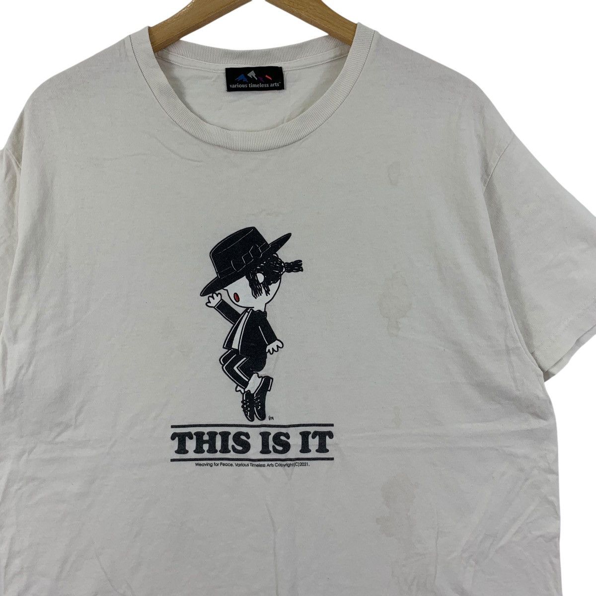 Other VARIOUS TIMELESS ARTS Michael Jackson MJ Tee Shirt Top Size M / US 6-8 / IT 42-44 - 4 Thumbnail