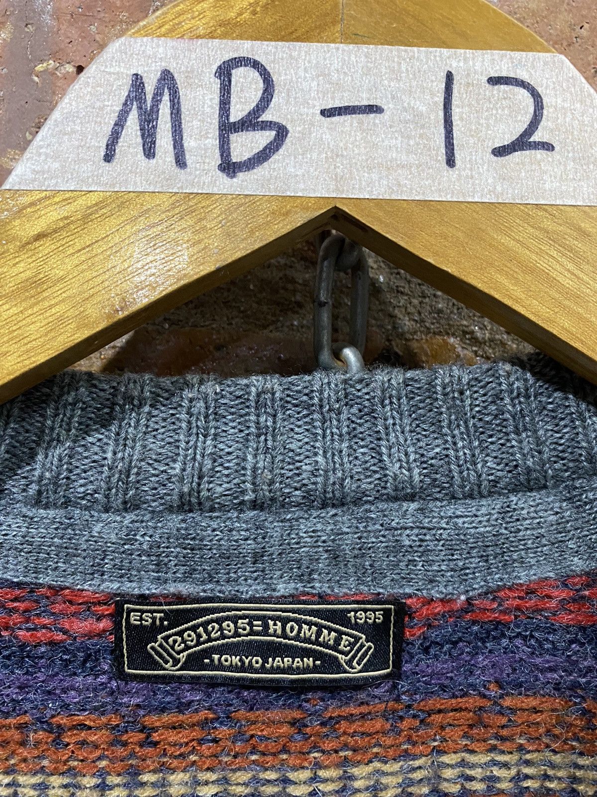 20471120 2000s 291295 = homme Multicolor wool cardigan kapital Size US M / EU 48-50 / 2 - 11 Thumbnail