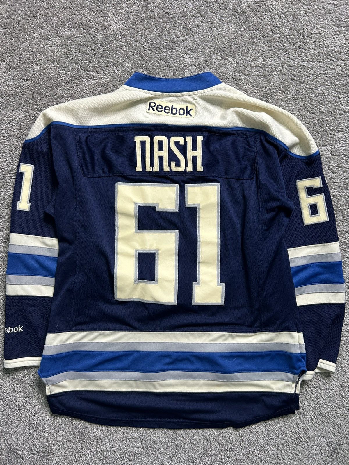 Vintage Reebok NHL Columbus Blue Jackets Nash Hockey Jersey