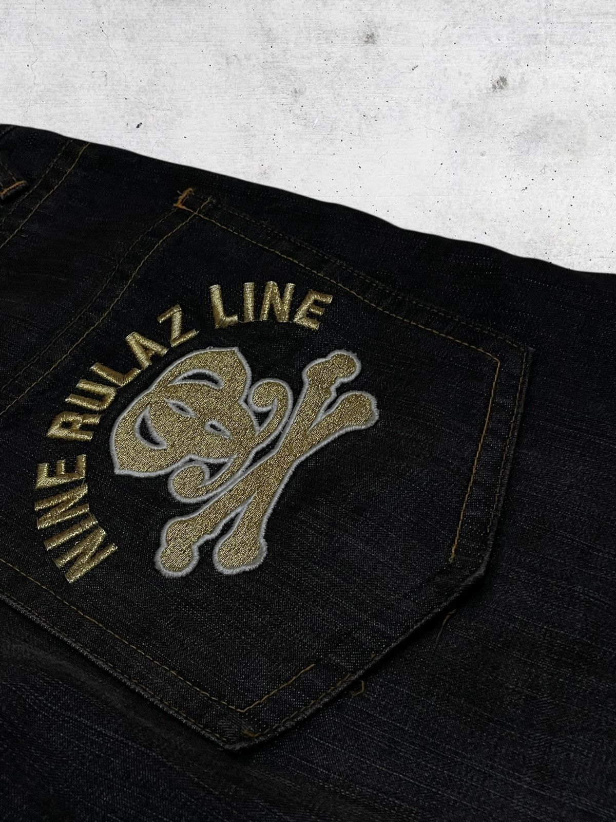 Japanese Brand VINTAGE CREATURE DRAGON JAPAN 90S DESIGNER NINE RULAZ DENIM Size US 34 / EU 50 - 16 Thumbnail