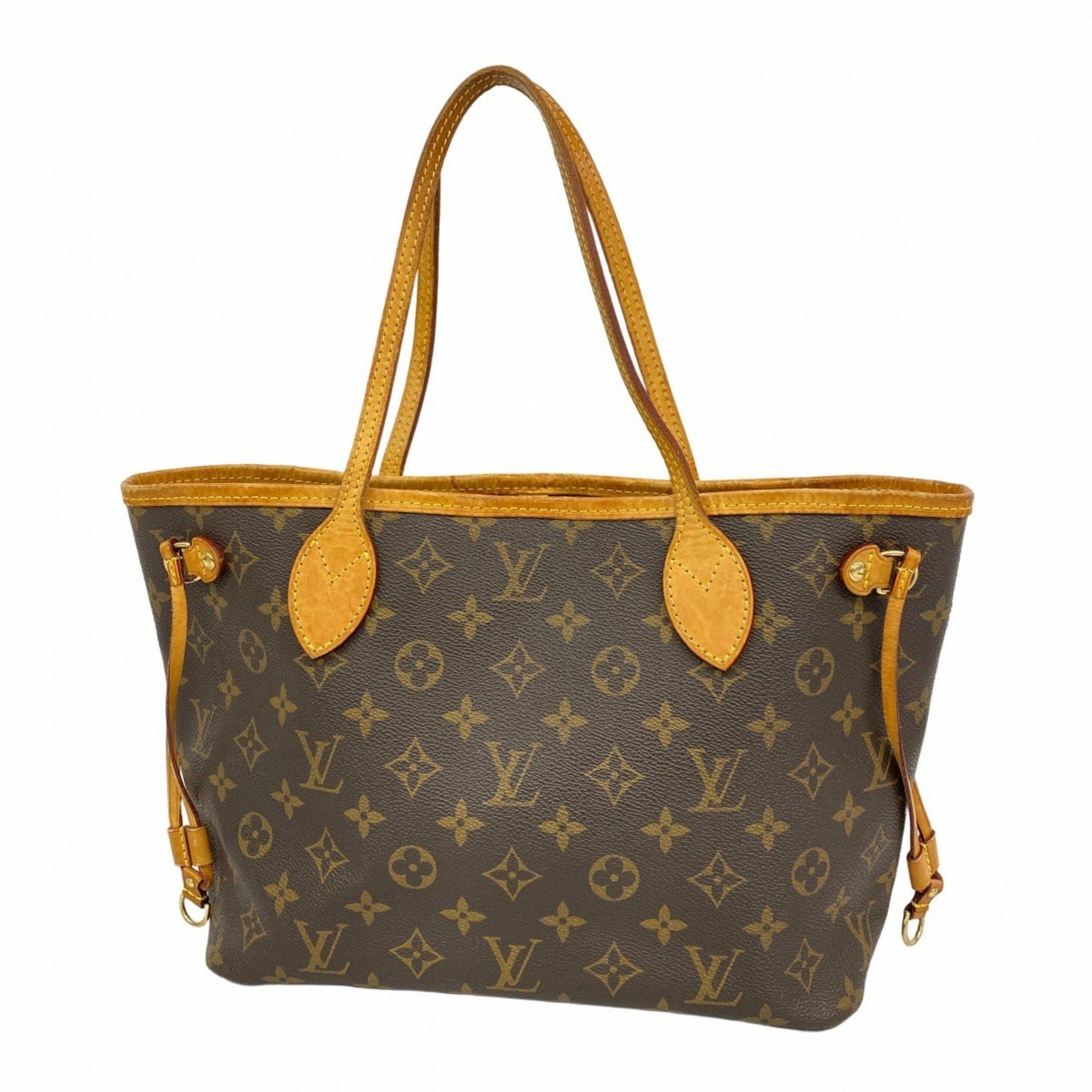Louis Vuitton Tote Bag Monogram Neverfull Pm M40155 Brown Women's