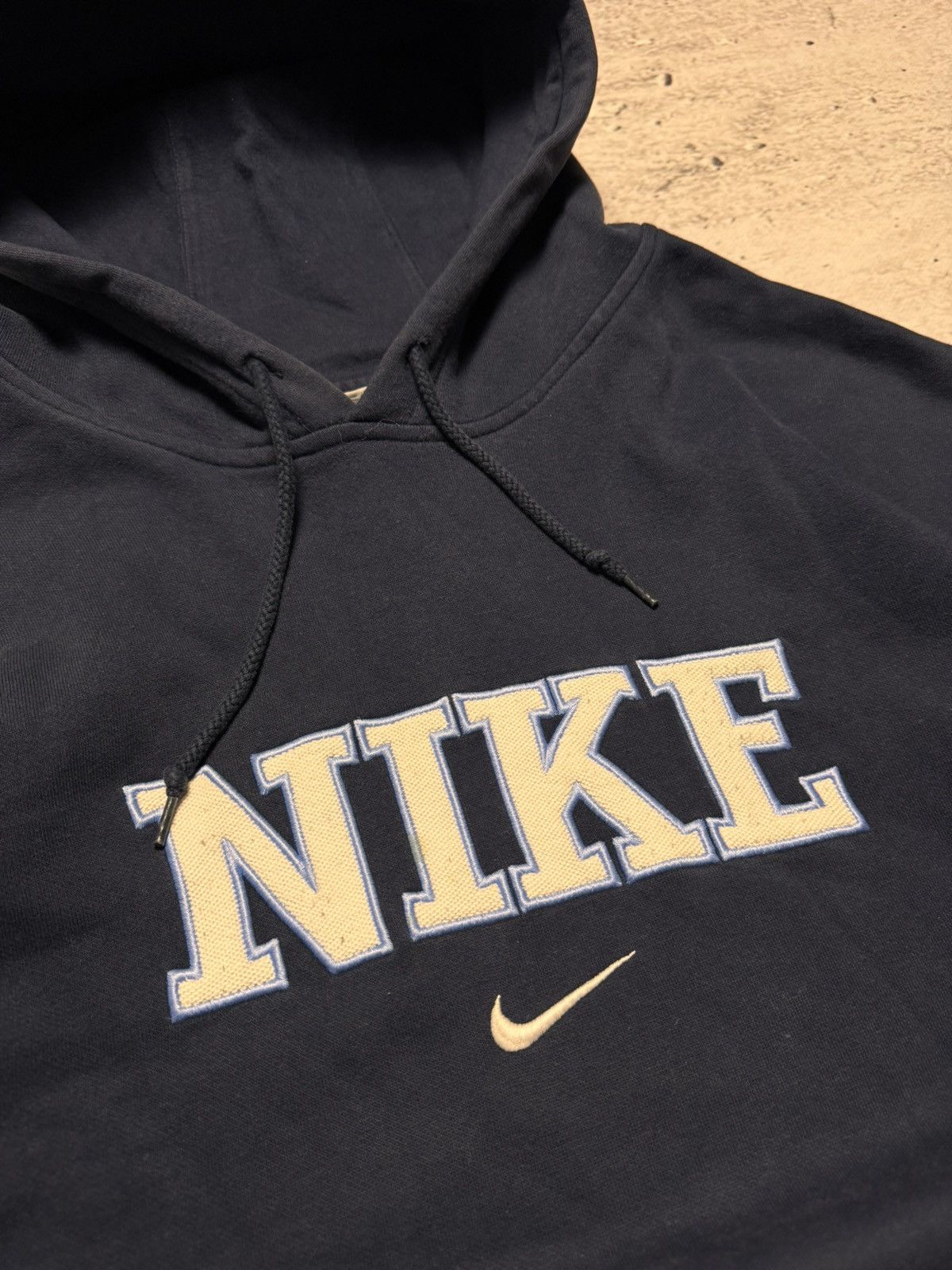 Nike × Vintage NIKE VINTAGE CENTER LOGO OVERSIZE BOXY HOODIE Size US XL / EU 56 / 4 - 3 Thumbnail