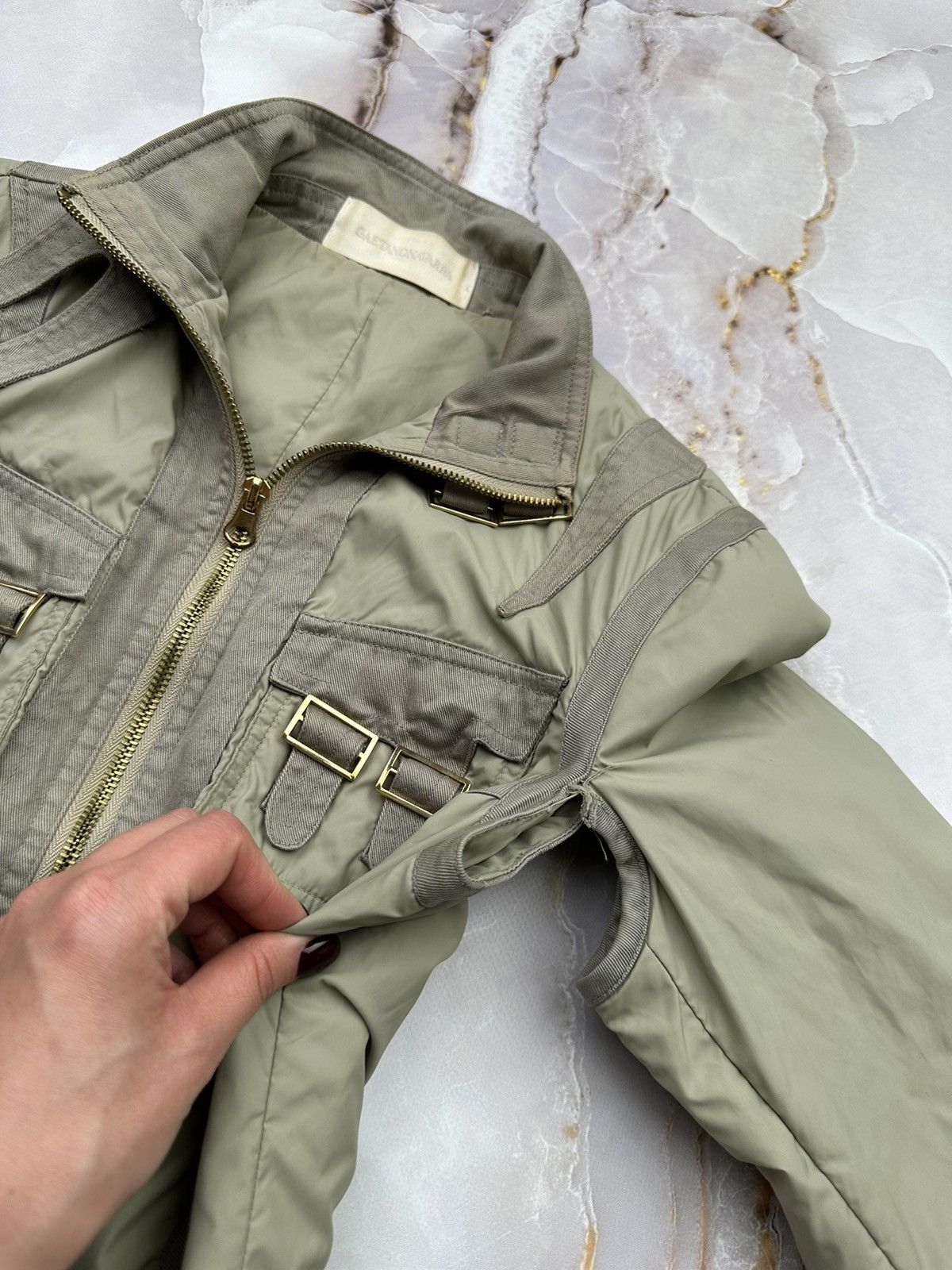Japanese Brand Vintage Jacket With Straps Size S / US 4 / IT 40 - 4 Thumbnail