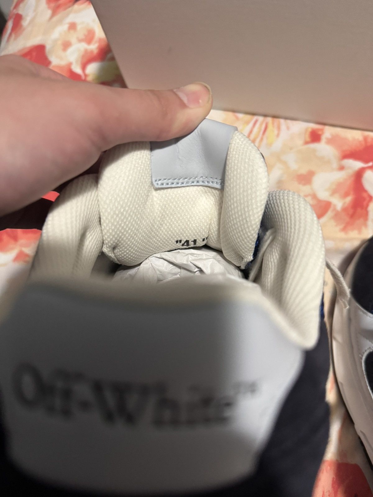 Off-White Off-White Kick Off Dark Blue Sneakers Size US 8 / EU 41 - 11 Thumbnail