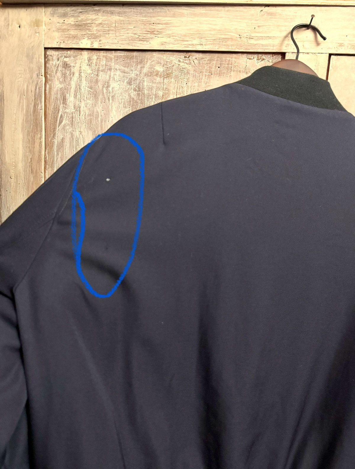 AMI Ami Paris navy wool papped Bombers L 2015 used Size US L / EU 52-54 / 3 - 12 Thumbnail