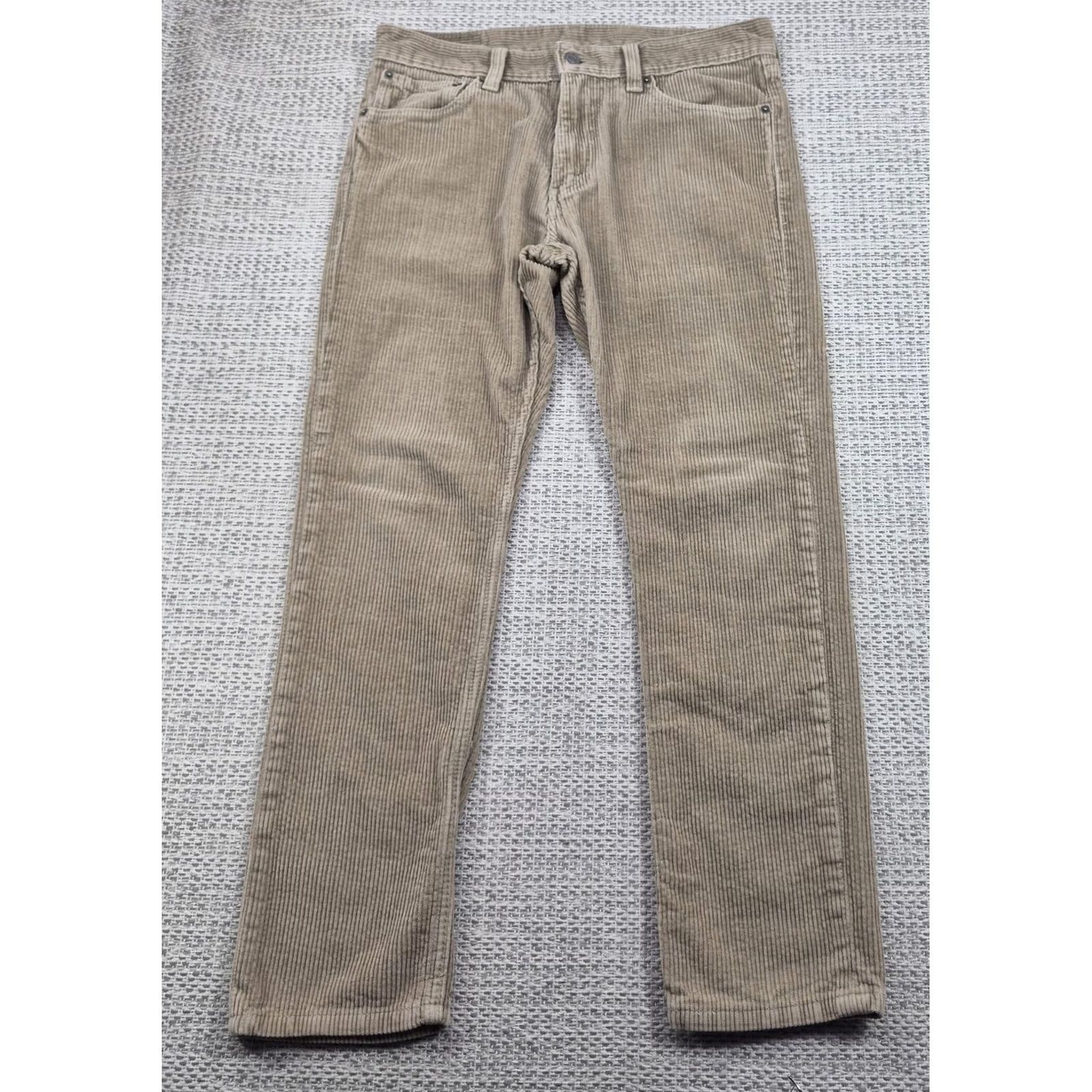 Levi's Levi's 510 Super Skinny Jeans Mens 34x30 Corduroy Beige 5 Pocket Zip Fly Denim Pants Regular Size Size US 34 / EU 50 - 2 Thumbnail