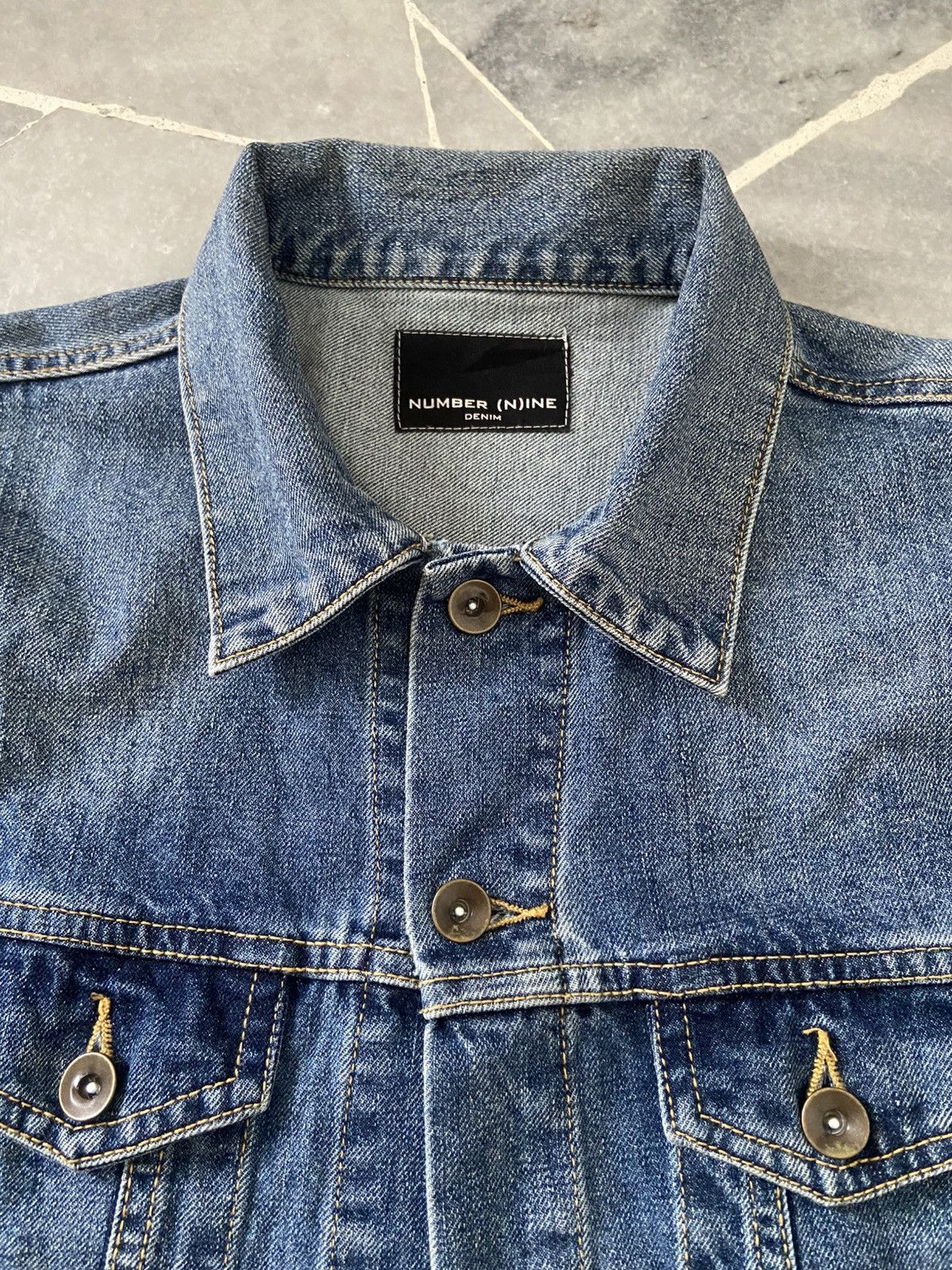 Number (N)ine Number Nine Trucker Denim Jacket Size Medium Size US M / EU 48-50 / 2 - 3 Thumbnail
