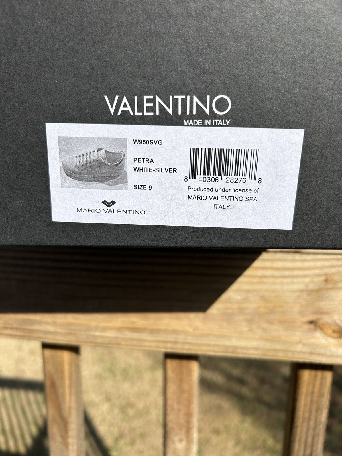 Mario Valentino Valentino White Sneakers with Cream Detail Size US 9 / IT 39 - 5 Thumbnail