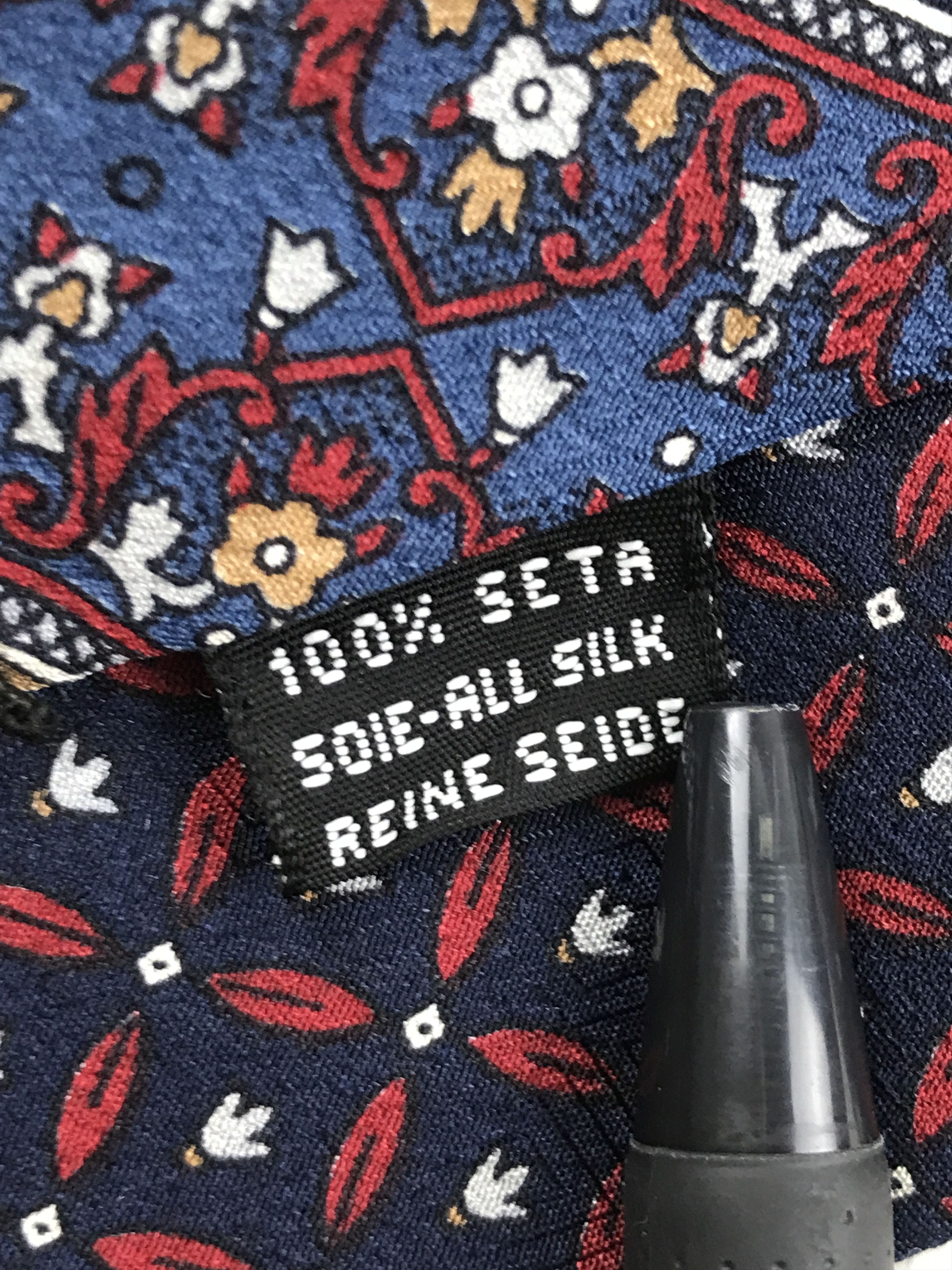 Valentino × Vintage Vintage Valentino Silk Necktie Size ONE SIZE - 7 Thumbnail