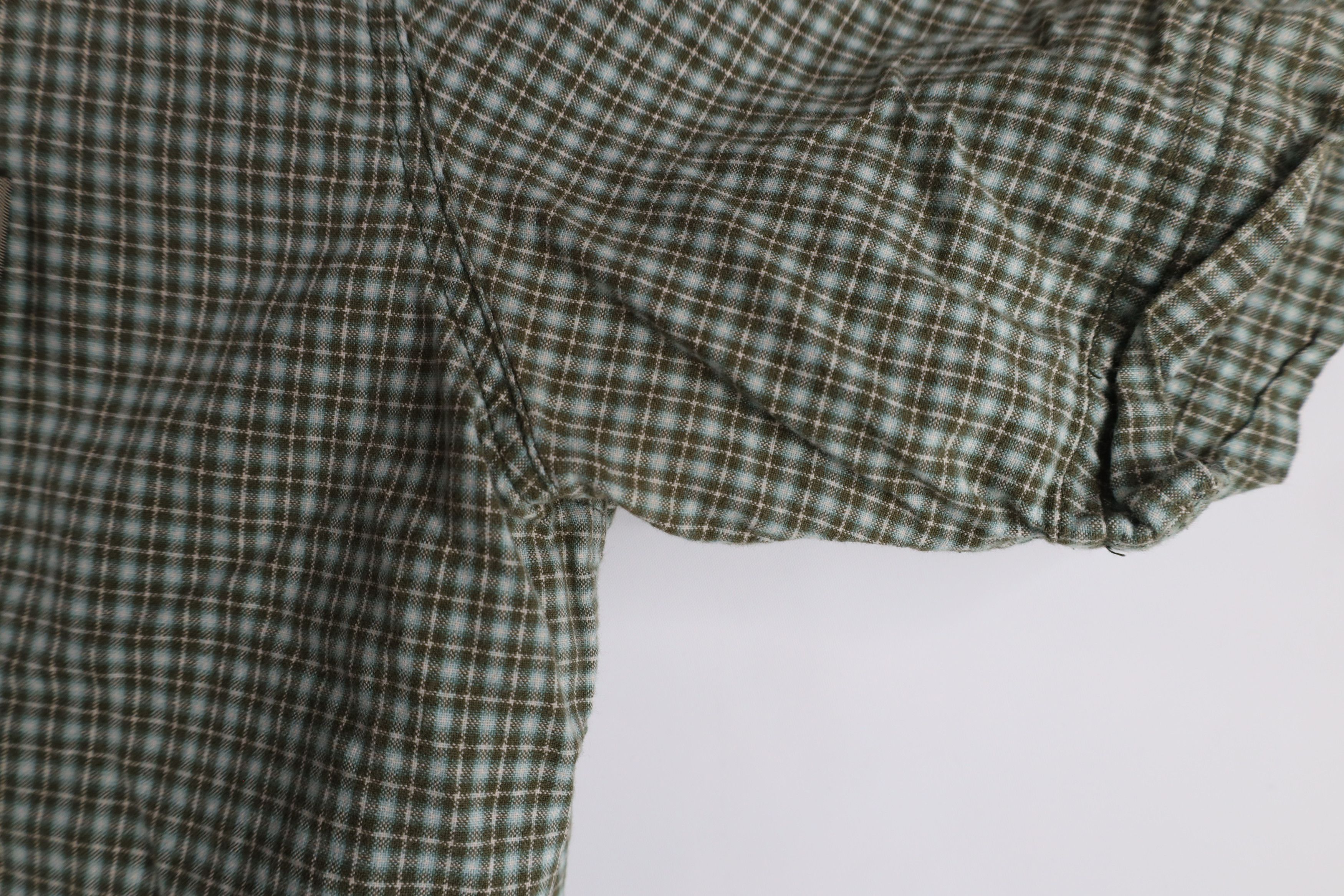 Vintage × Woolrich Woolen Mills Vintage Woolric Spell Out Short Sleeve Button Down Shirt Size US XXL / EU 58 / 5 - 7 Thumbnail