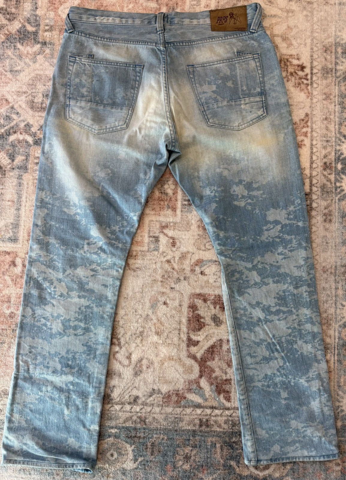 Prps PRPS Men Demon light blue washed denim jeans 36 x 29.5’’ Size US 36 / EU 52 - 2 Thumbnail