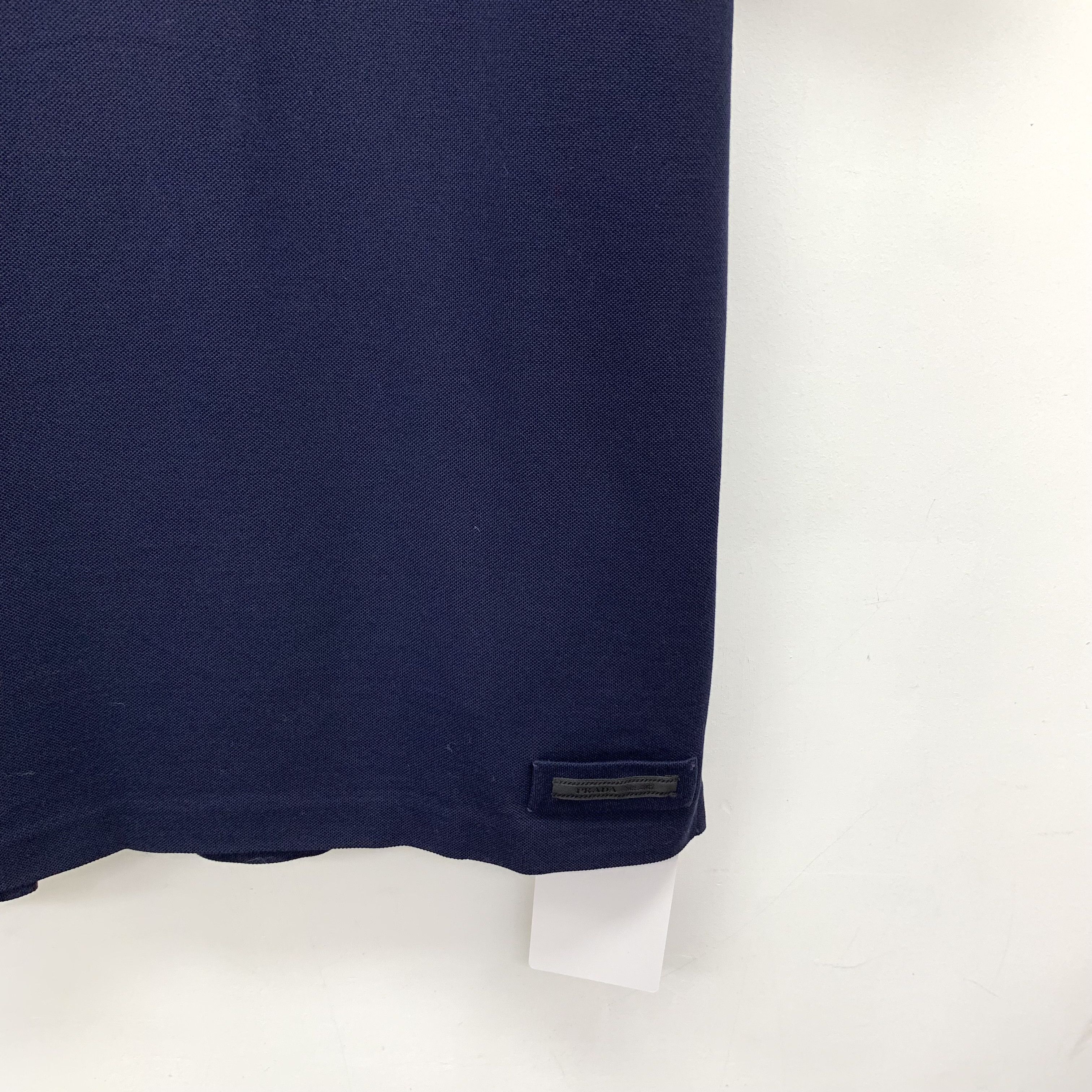 Prada Prada Cotton Polo Shirt Navy (M) Size US M / EU 48-50 / 2 - 4 Thumbnail